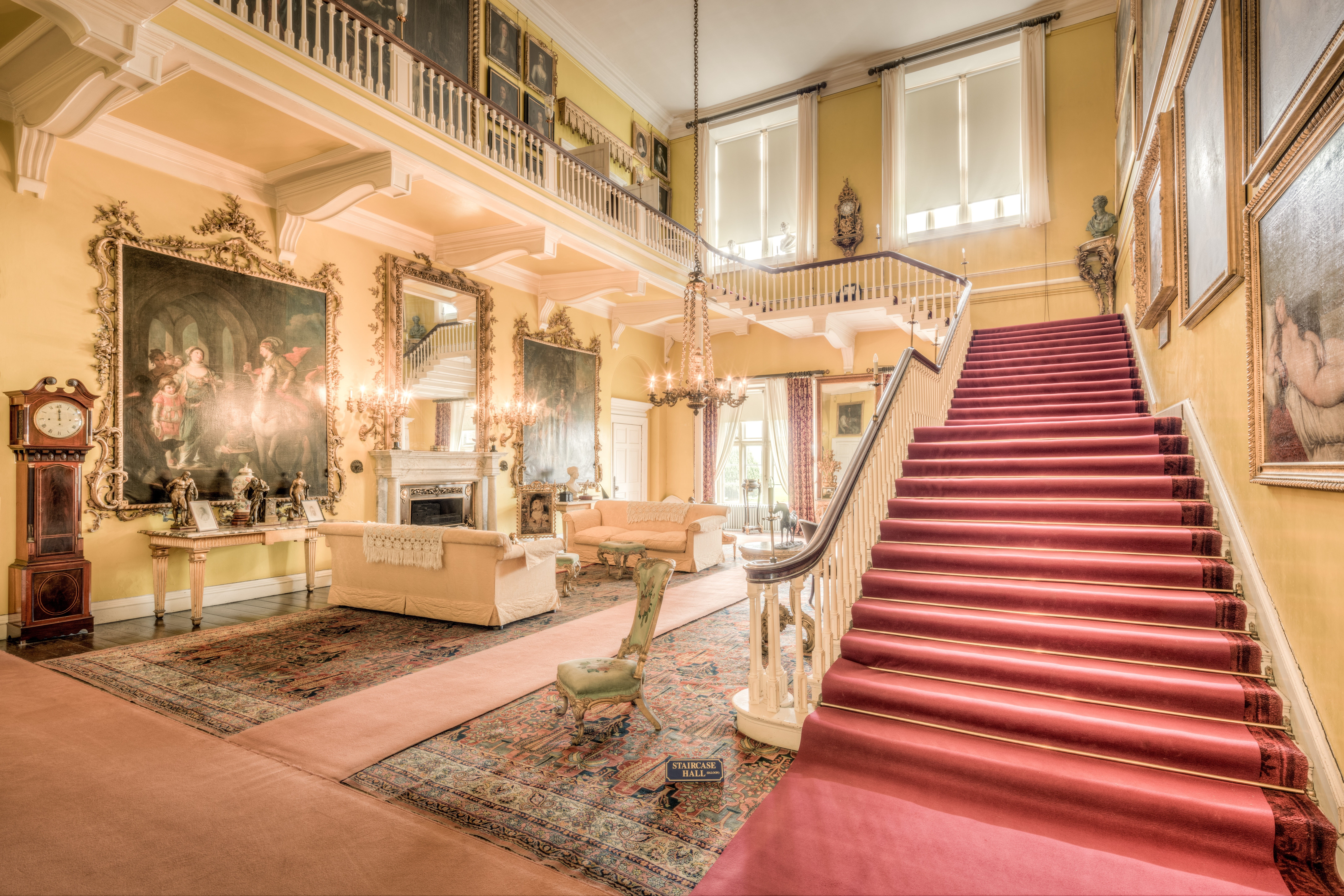 built structure, indoors, inside, architecture, palace, absence, interiors, beautiful, carpet - decor, place, entrance, 8K, steps and staircases, ornate, HD Wallpaper