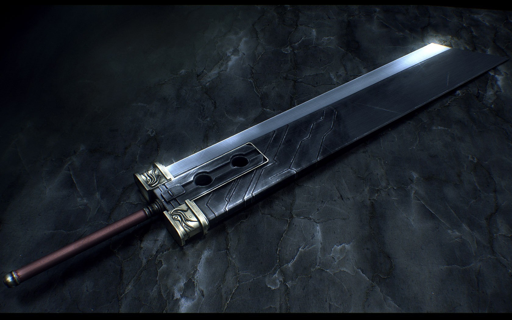 Final Fantasy VII, Final Fantasy, buster sword, 720P, HD Wallpaper
