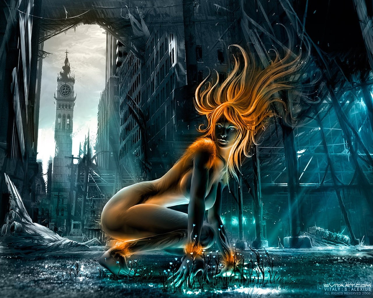 art, fantasy art, abstract, fantasy, girls, x, 720P, Fantasy girls, hd, HD Wallpaper