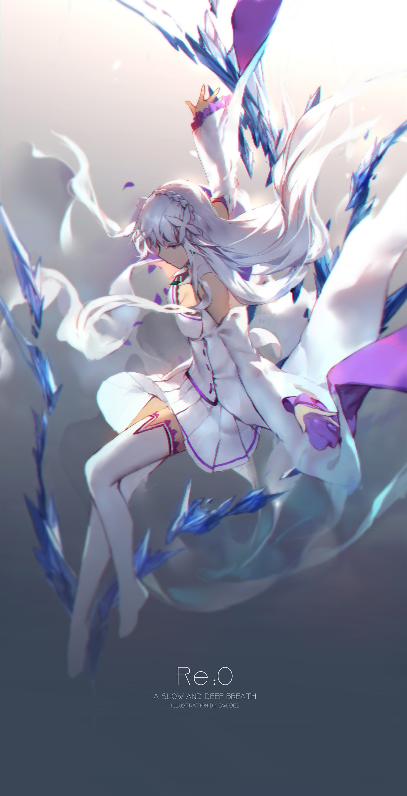 people, connection, body part, selective focus, communication, adult, nature, Emilia, anime, arms raised, arts culture and entertainment, women, anime girls, Phone HD Wallpaper
