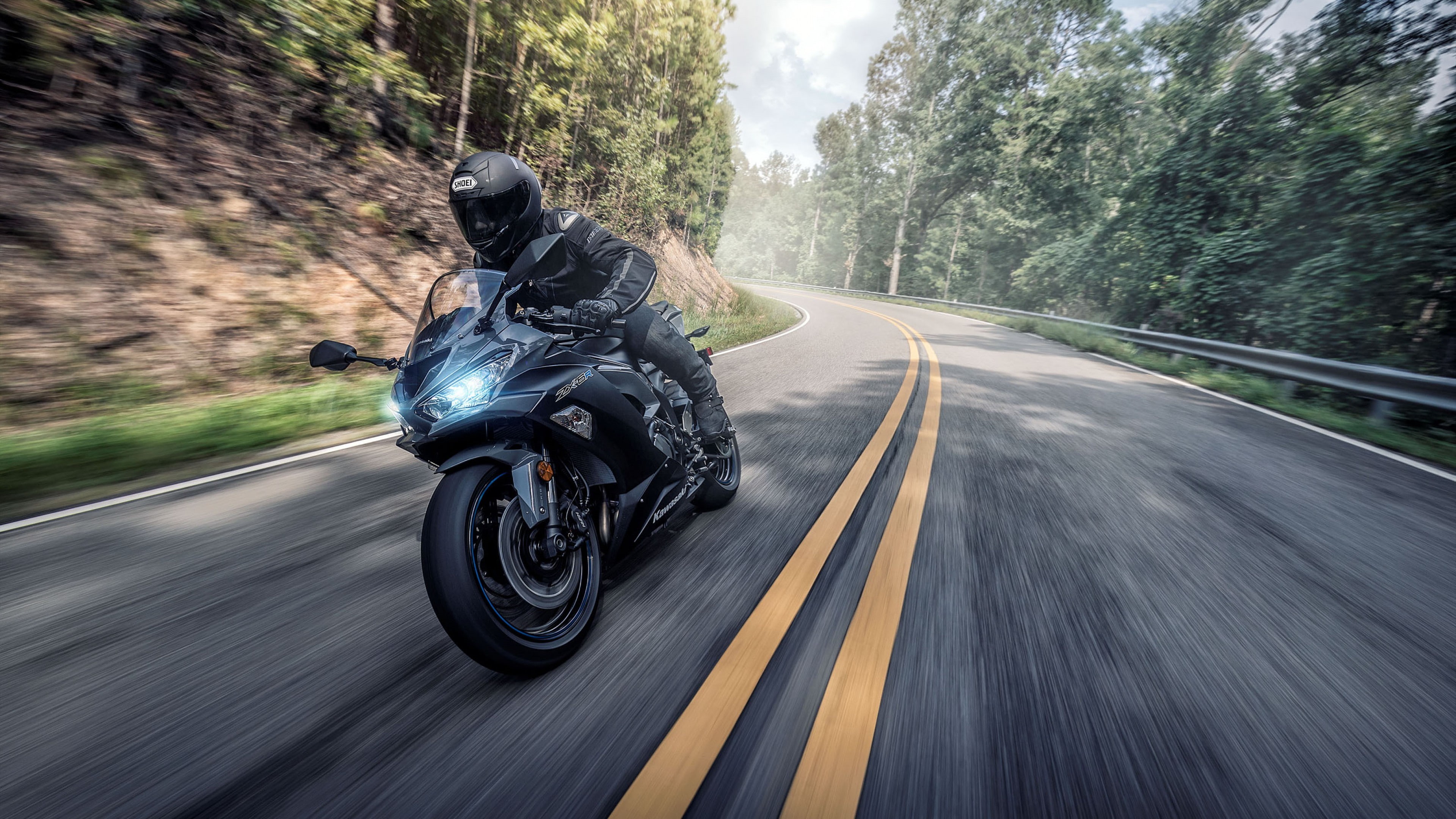 4K, Kawasaki Ninja ZX-6R, 2019 Bikes, 4K, HD Wallpaper