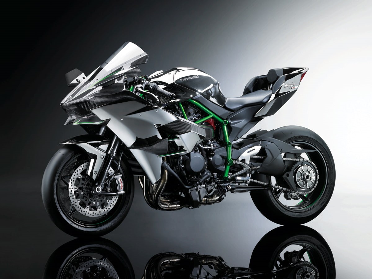 kawasaki, kawasaki Ninja, 480P, ninja H2, motorcycle, motorsport, HD Wallpaper