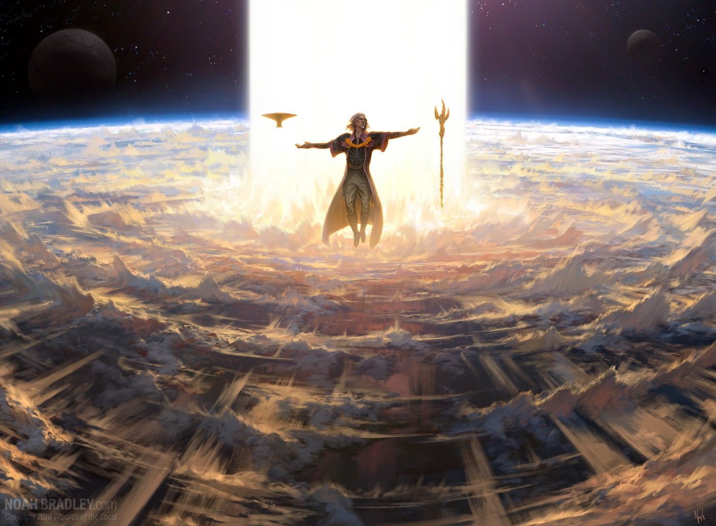 history, sky, standing, night, astronomy, planet - space, human arm, religion, full length, cape, architecture, limb, space, adult, flying, wizard, watermarked, HD Wallpaper