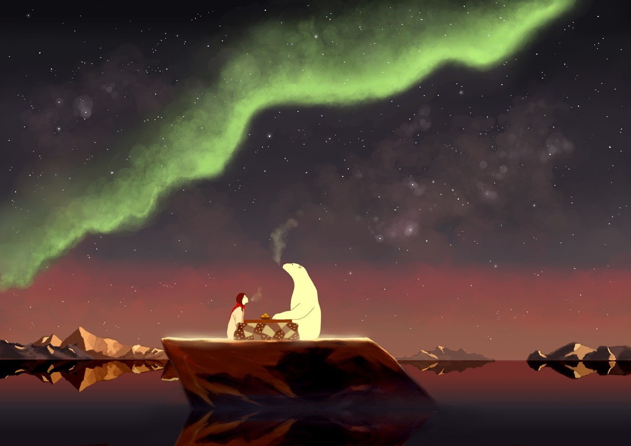astrology, star, people, real people, science, constellation, 720P, polar bears, beauty in nature, digital composite, nature, space, sky, star - space, HD Wallpaper