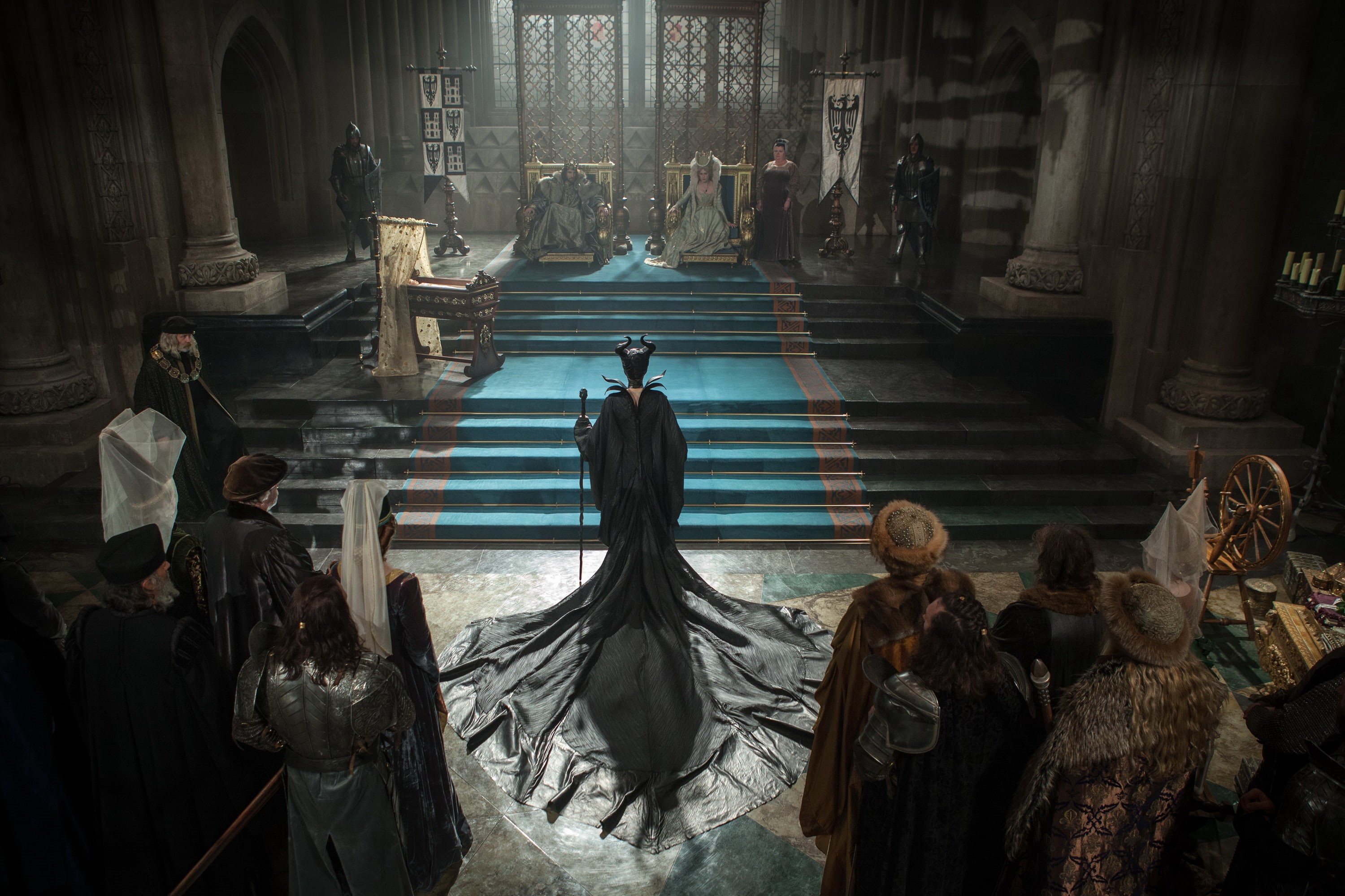 indoors, real people, people, sitting, men, adult, human representation, Maleficent, architecture, group of people, belief, religion, group, spirituality, HD Wallpaper