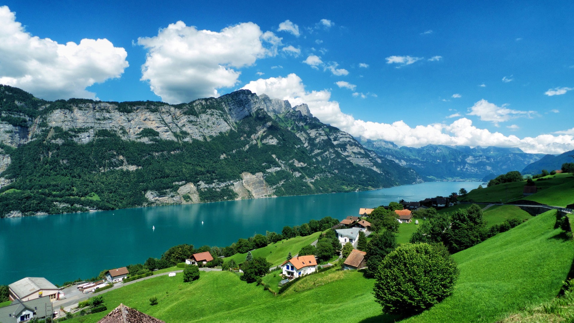 Switzerland, 1080P, nature, clouds, landscape, HD Wallpaper
