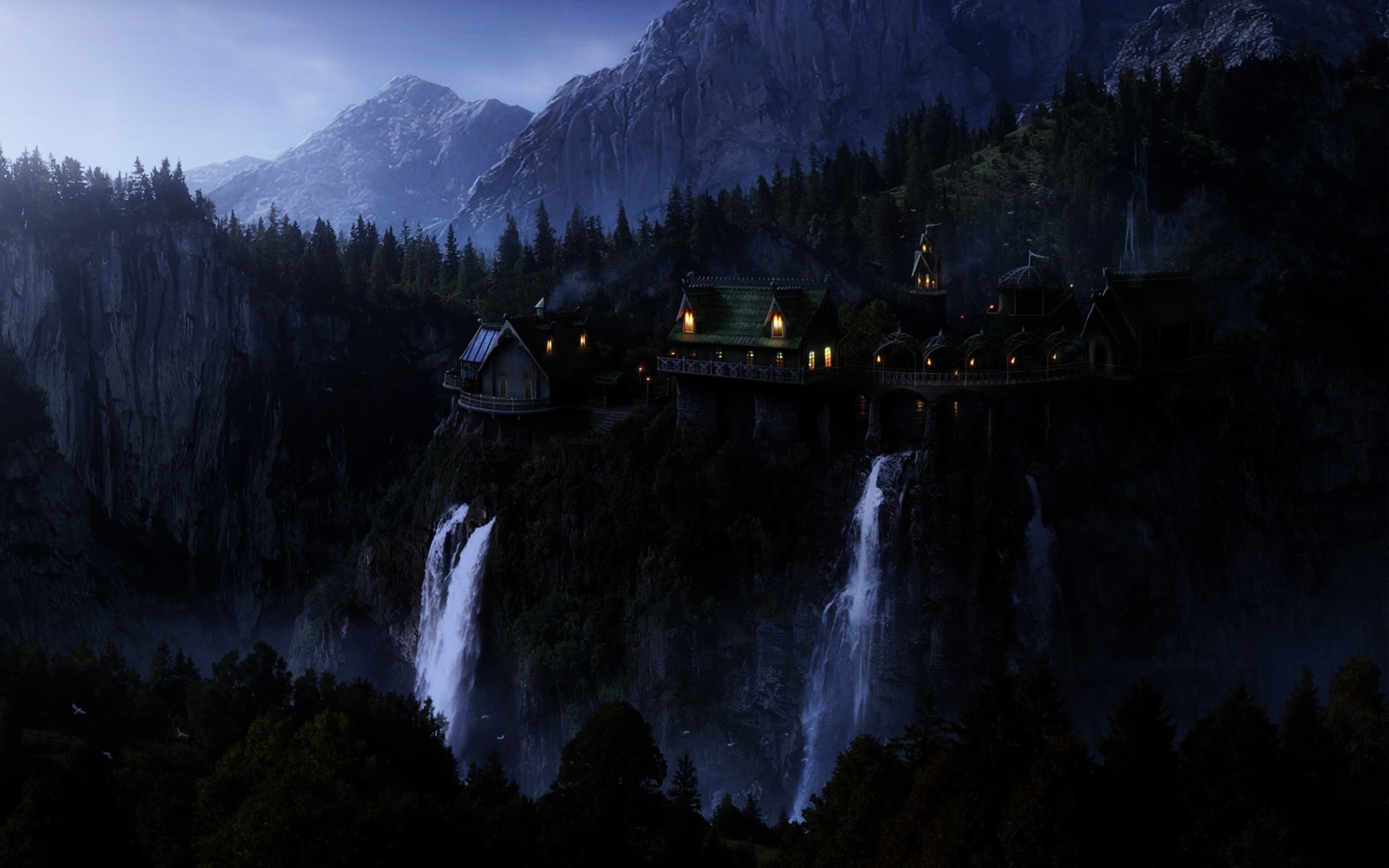 lord, rings, 2K, rivendell, HD Wallpaper