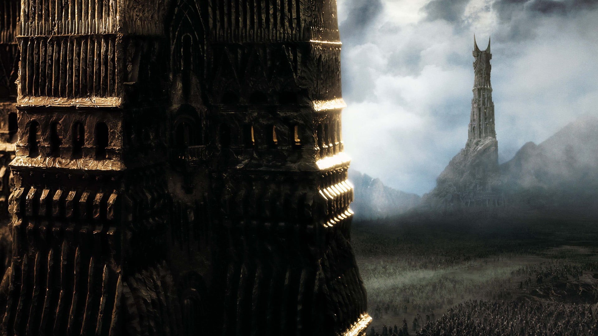 environment, architecture, landscape, history, built structure, The Lord of the Rings: The Two Towers, no people, sunlight, travel destinations, non-urban scene, HD Wallpaper