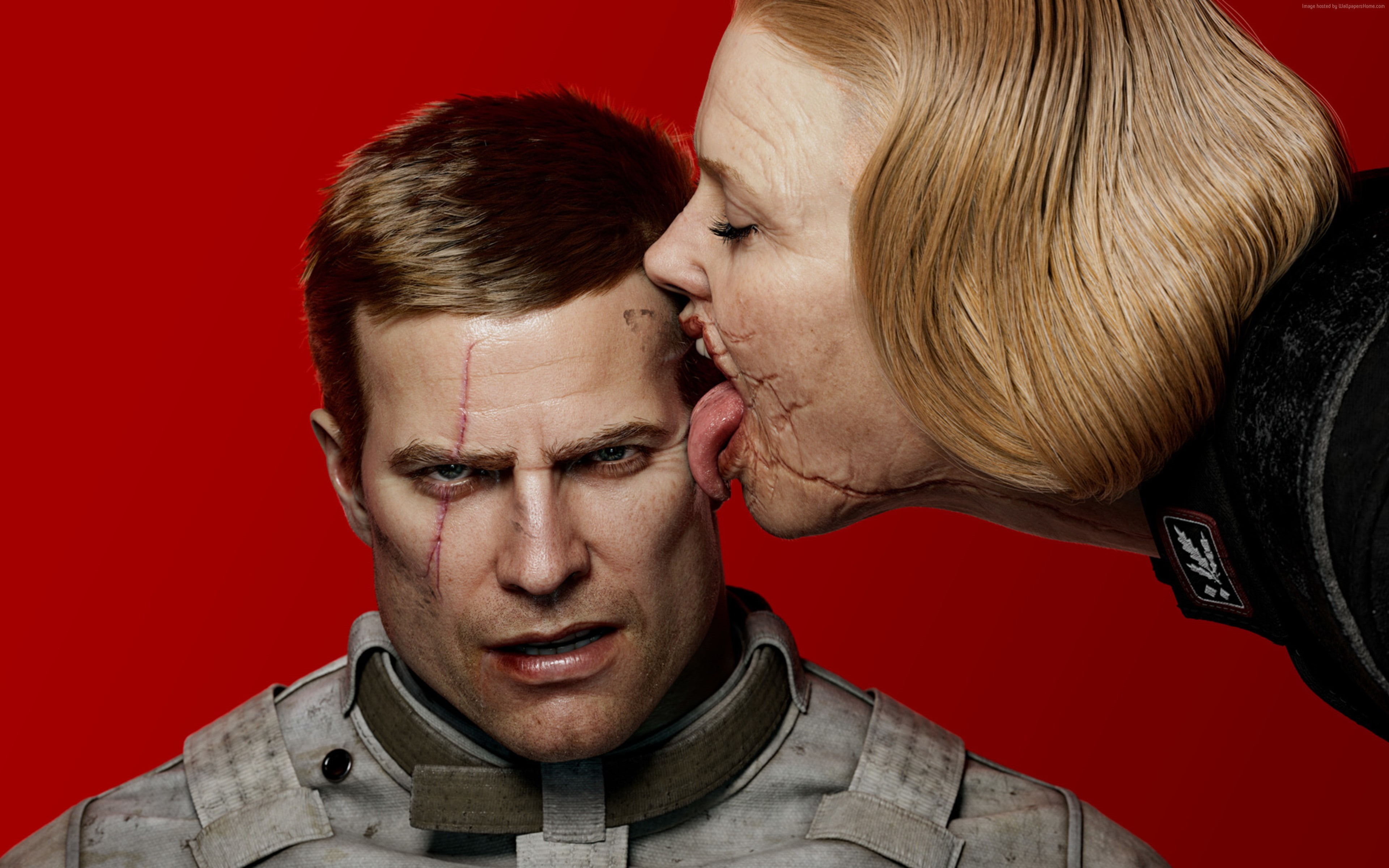 E3 2017, poster, 4k, Wolfenstein 2: The New Colossus, 4K, HD Wallpaper