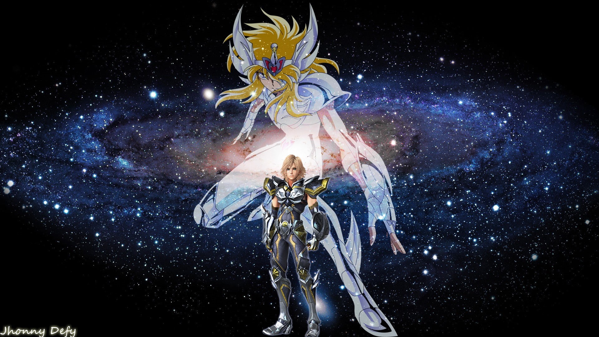 sky, religion, outdoors, art and craft, sculpture, galaxy, space, human representation, Saint Seiya, no people, night, statue, water, nature, astronomy, HD Wallpaper
