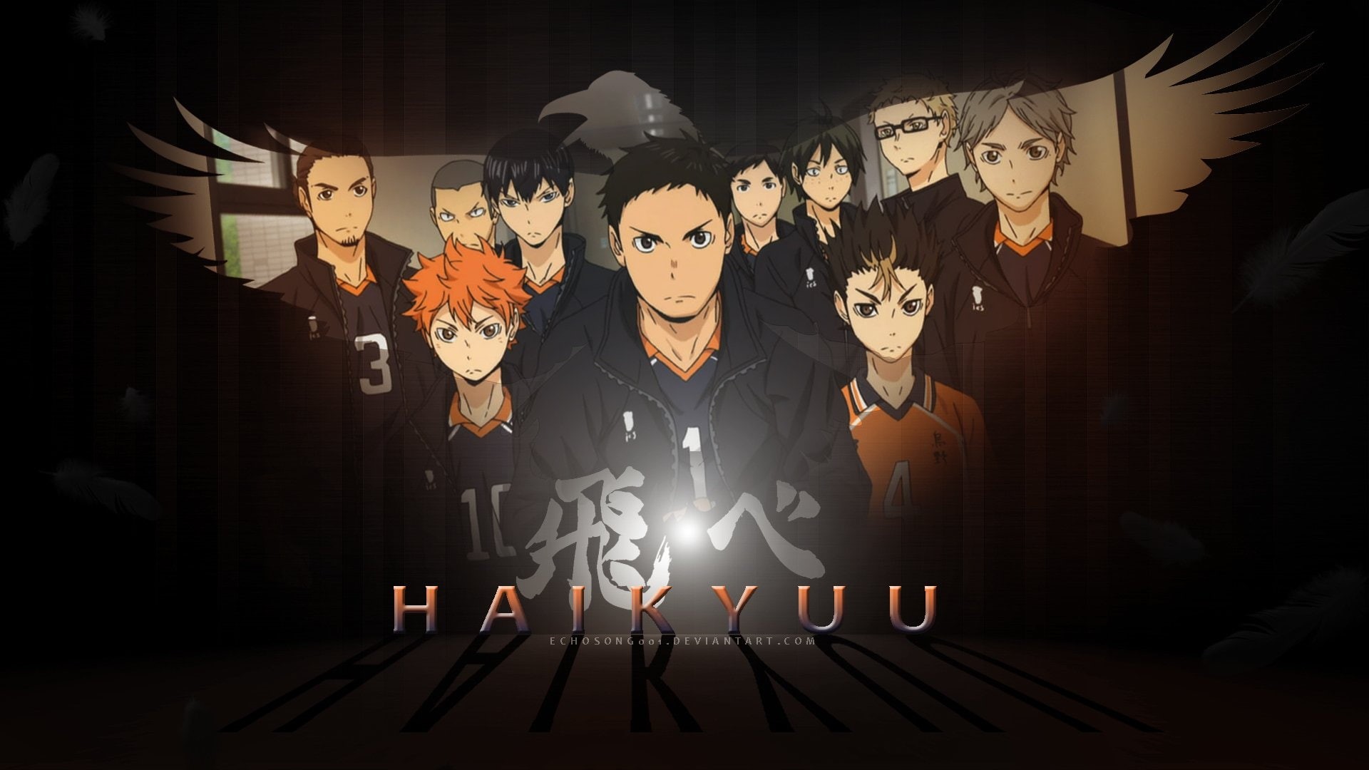  haikyuu, Haikyu!!, 1080P, Anime, digital, HD Wallpaper