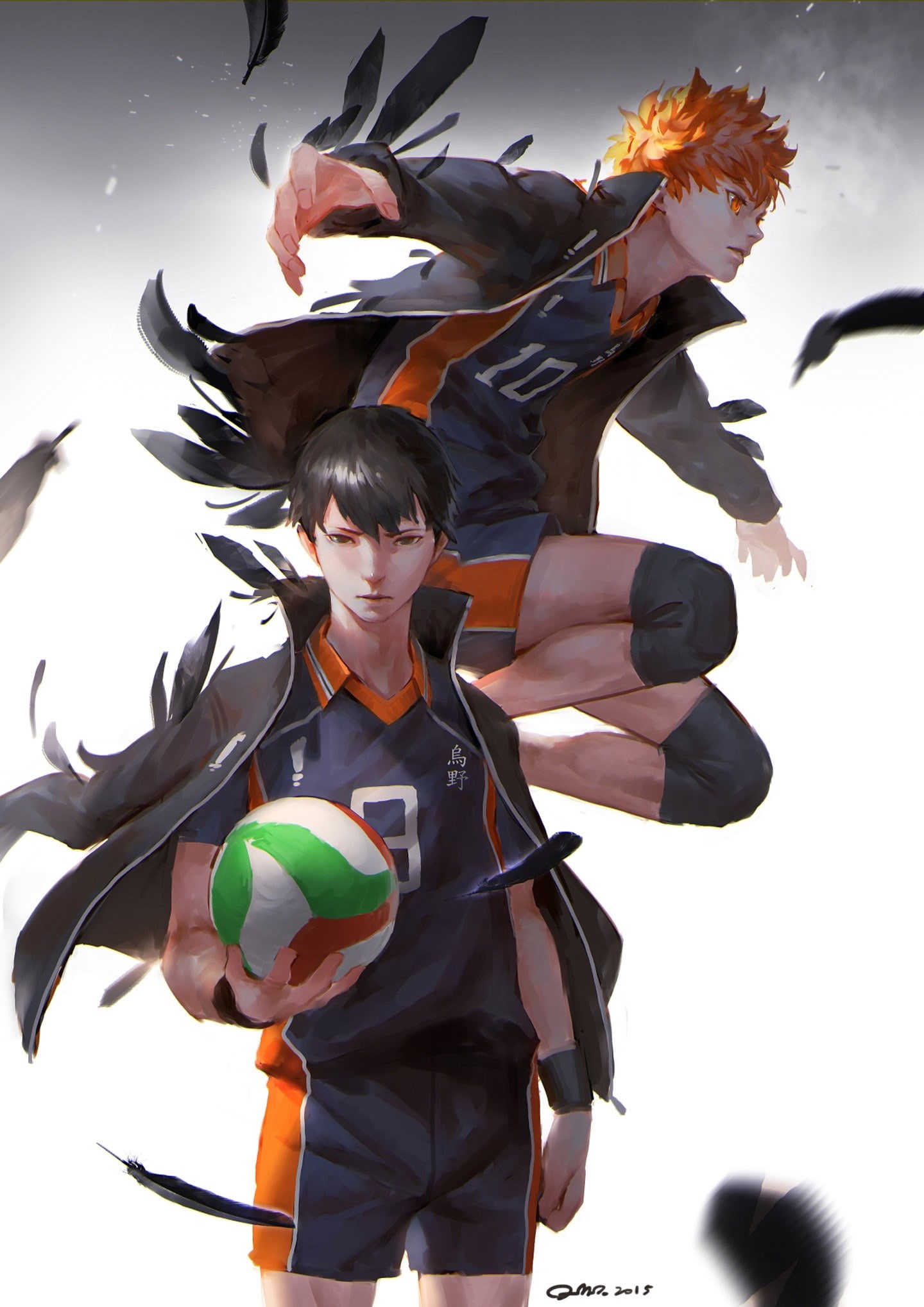 1080P, qmo, anime, (chalsoma), original, series, haikyuu, Phone HD Wallpaper