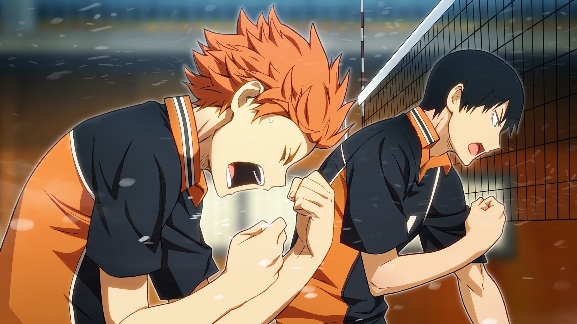 kageyama, 1080P, and, hinata, series, haikyuu, anime, boys, volleyball, HD Wallpaper