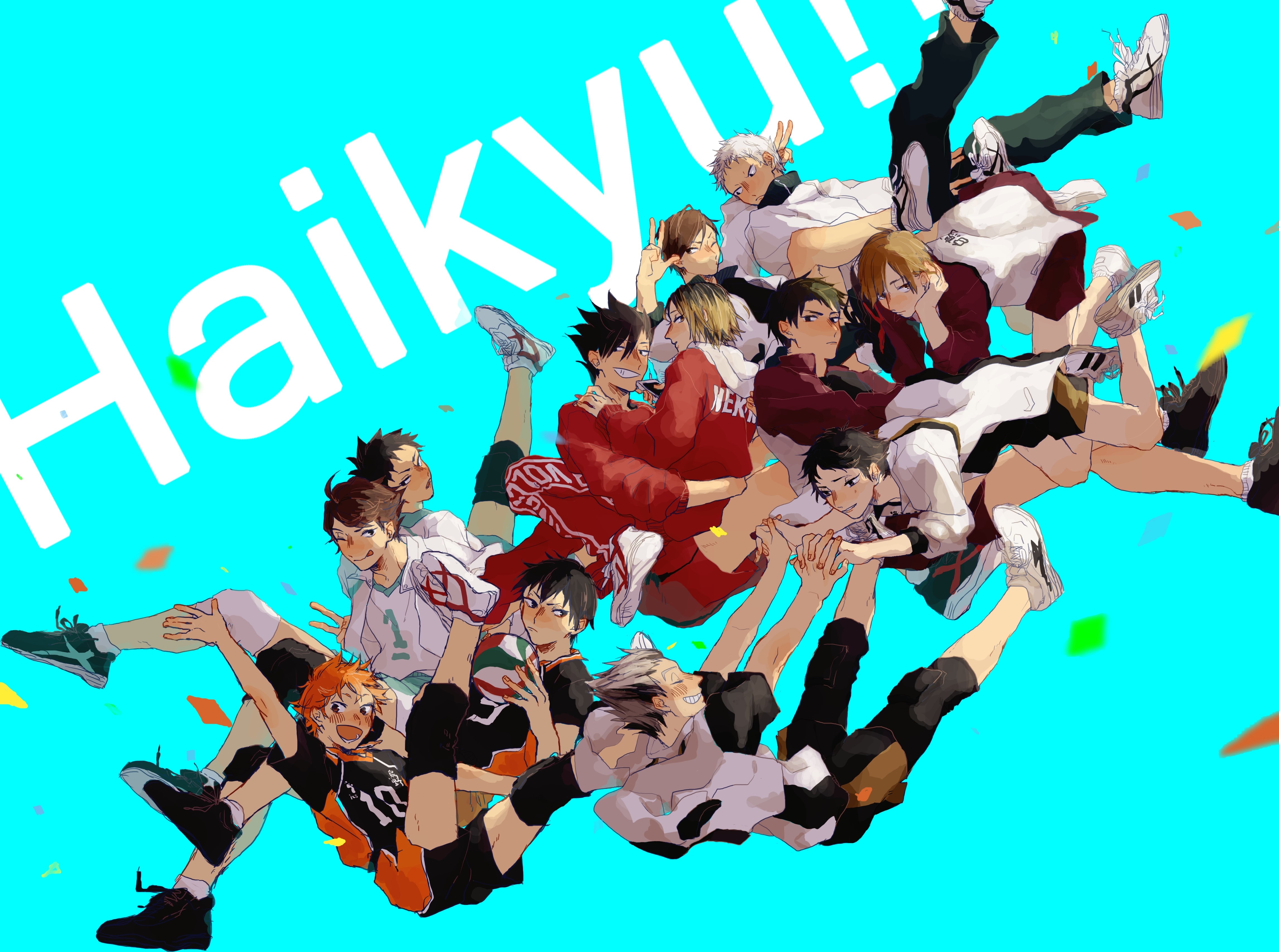 day, women, Kozume Kenma, Sugawara Kōshi, group of people, anime boys, teenager, Hinata Shouyou, Tsukishima Kei, Tanaka Ryūnosuke, child, real people, Nishinoya Yuu, HD Wallpaper