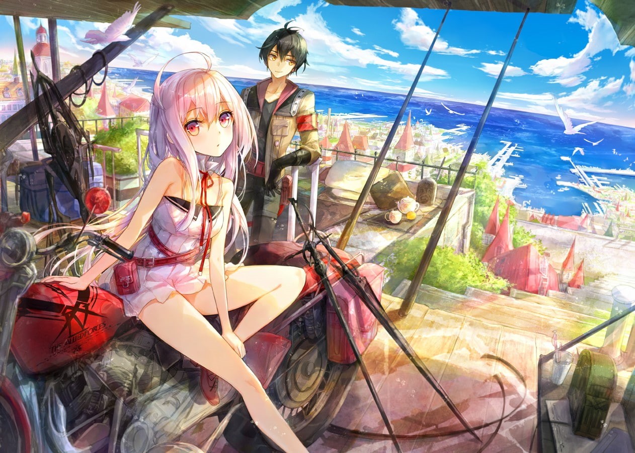 girls, anime girls, hair, pink, boy, 480P, anime boy, anime, pink hair, HD Wallpaper