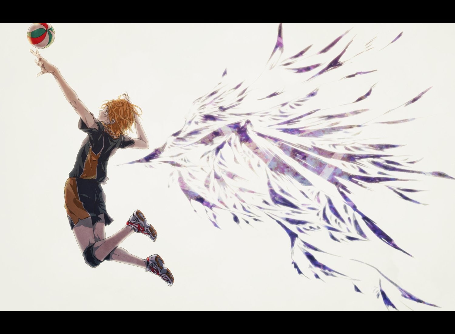 720P, die4k, haikyuu, sport, volleyball, male, wings, shouyou, hinata, HD Wallpaper