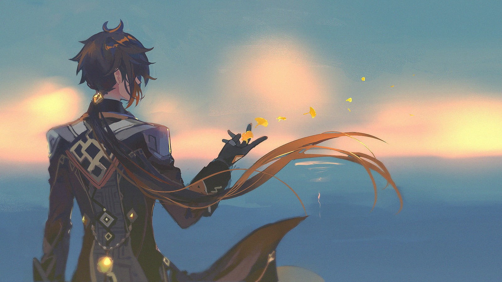 Genshin Impact, Zhongli (Genshin Impact), anime boys, 720P, HD Wallpaper