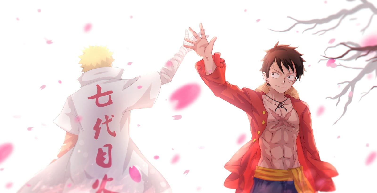 celebration, anime, real people, front view, one, girls, red, cute, innocence, backgrounds, females, joy, people, nature, women, piece, illustration, HD Wallpaper