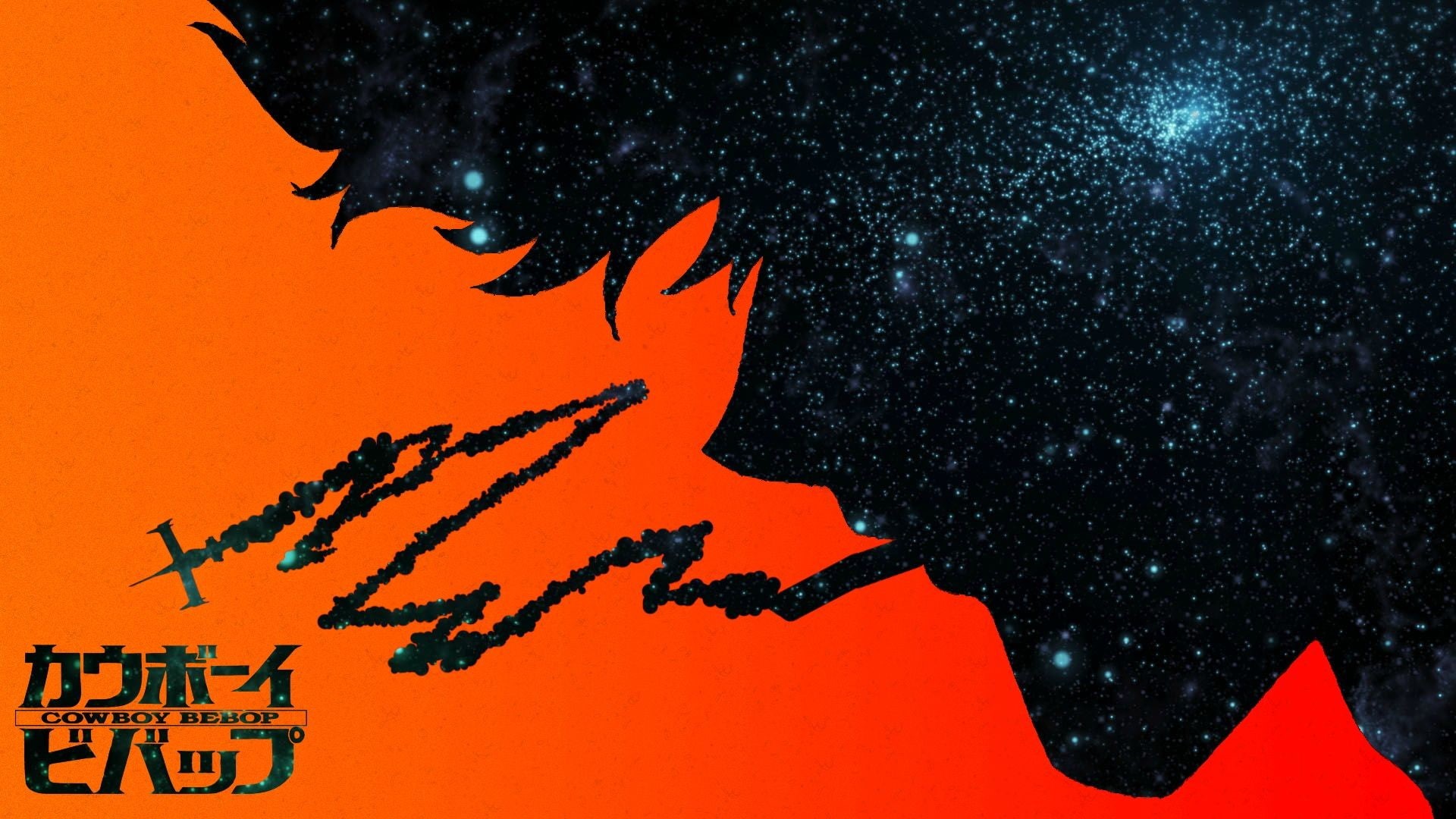 Spike Spiegel, Cowboy Bebop, anime, 1080P, space, HD Wallpaper