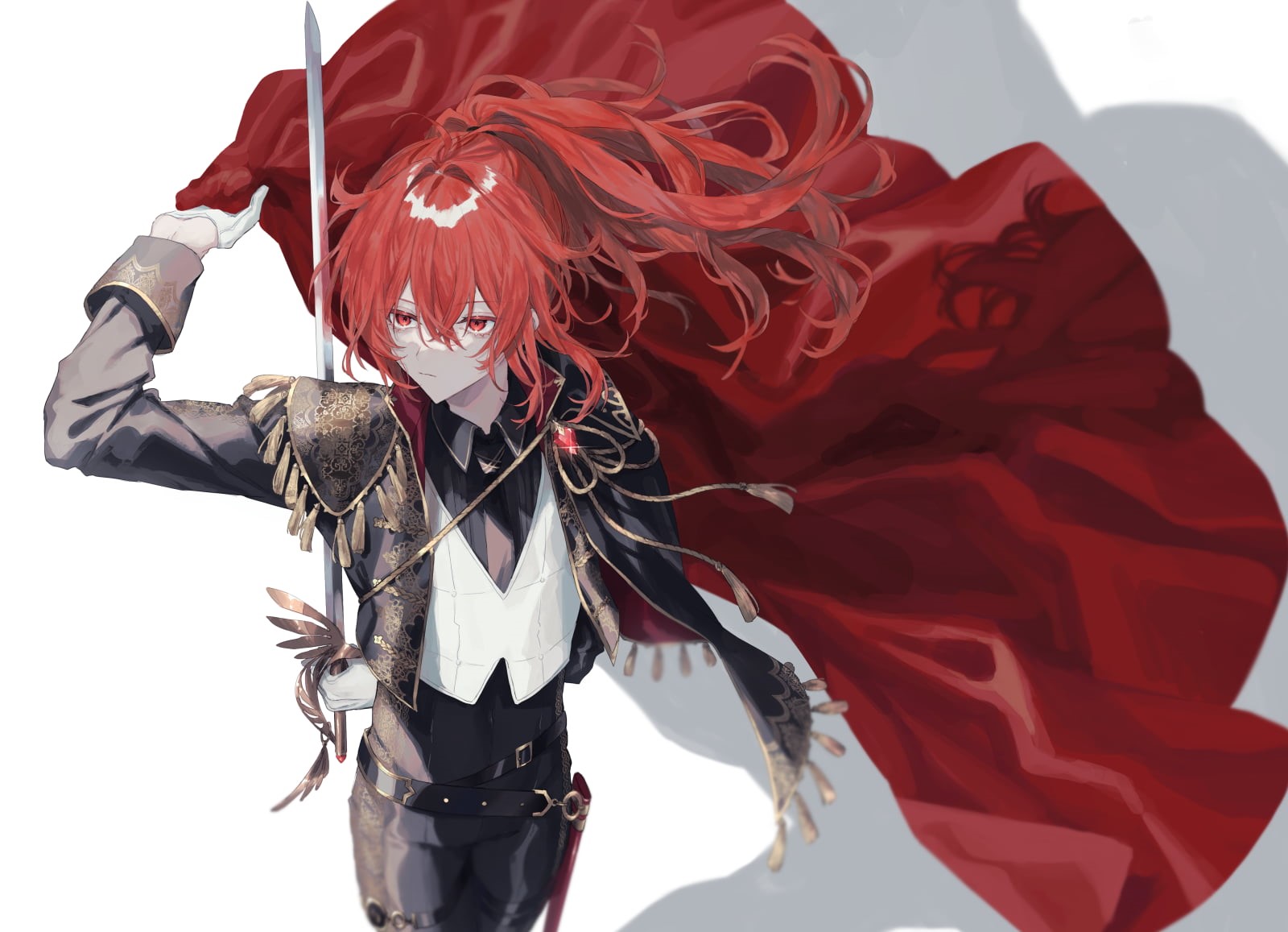 Diluc (Genshin Impact), Genshin Impact, 720P, redhead, HD Wallpaper
