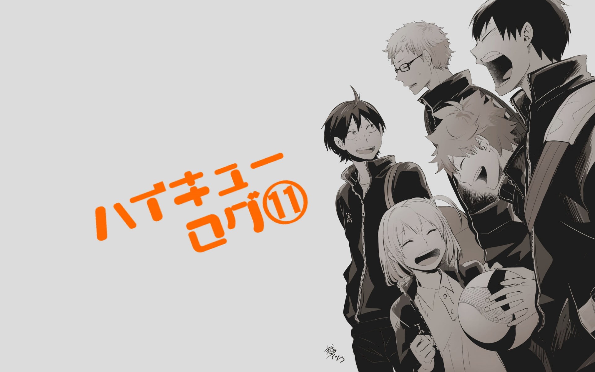 Hitoka Yachi, Anime, 1080P, Kei Tsukishima, Haikyu!!, Haikyū!!, Tobio Kageyama, Tadashi Yamaguchi, Shōyō Hinata, HD Wallpaper