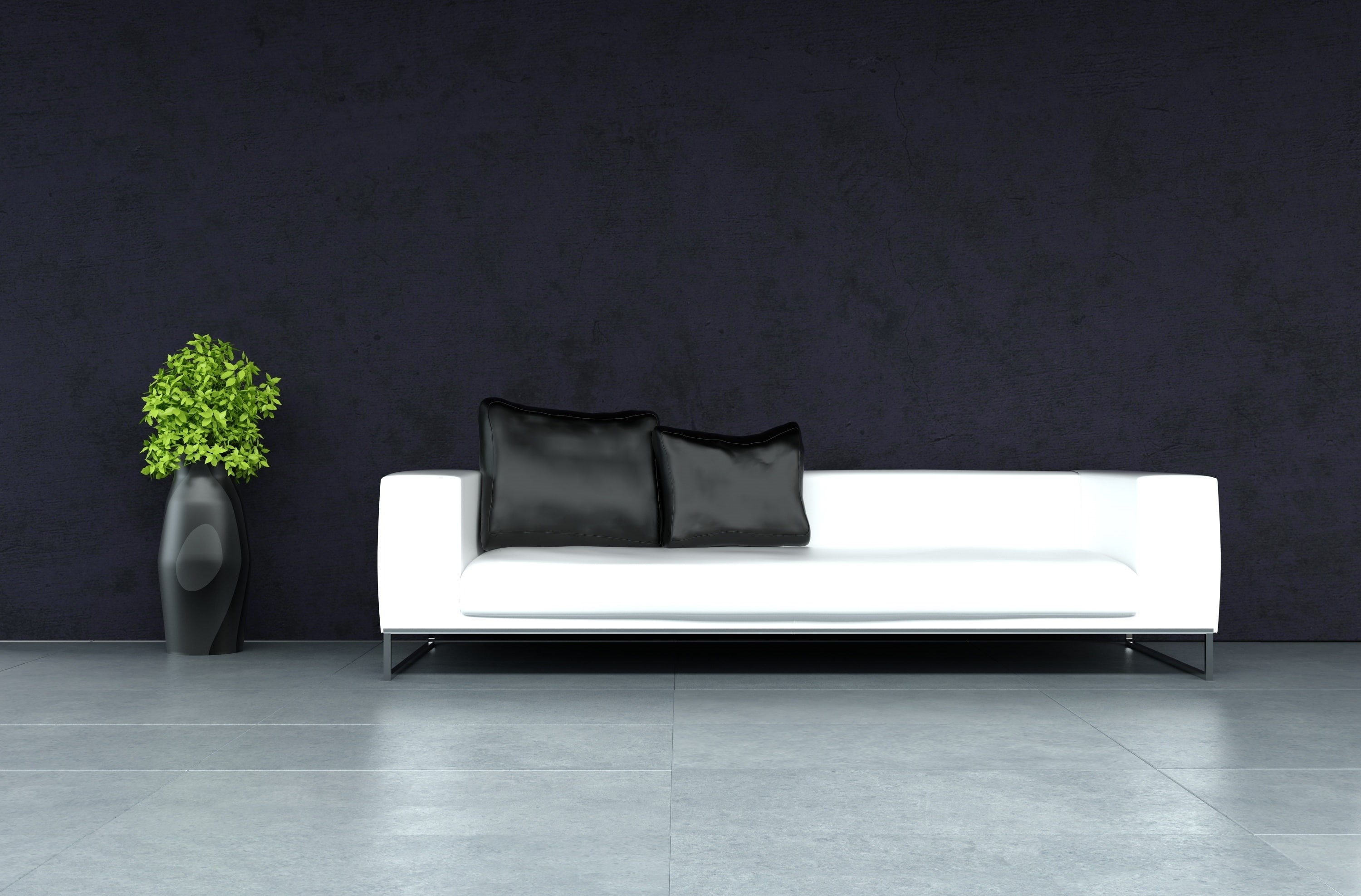 no people, chair, couch, lobby, home, potted plant, pillow, table, flooring, pillows, living room, Interior, indoors, 2K, architecture, nature, building, HD Wallpaper