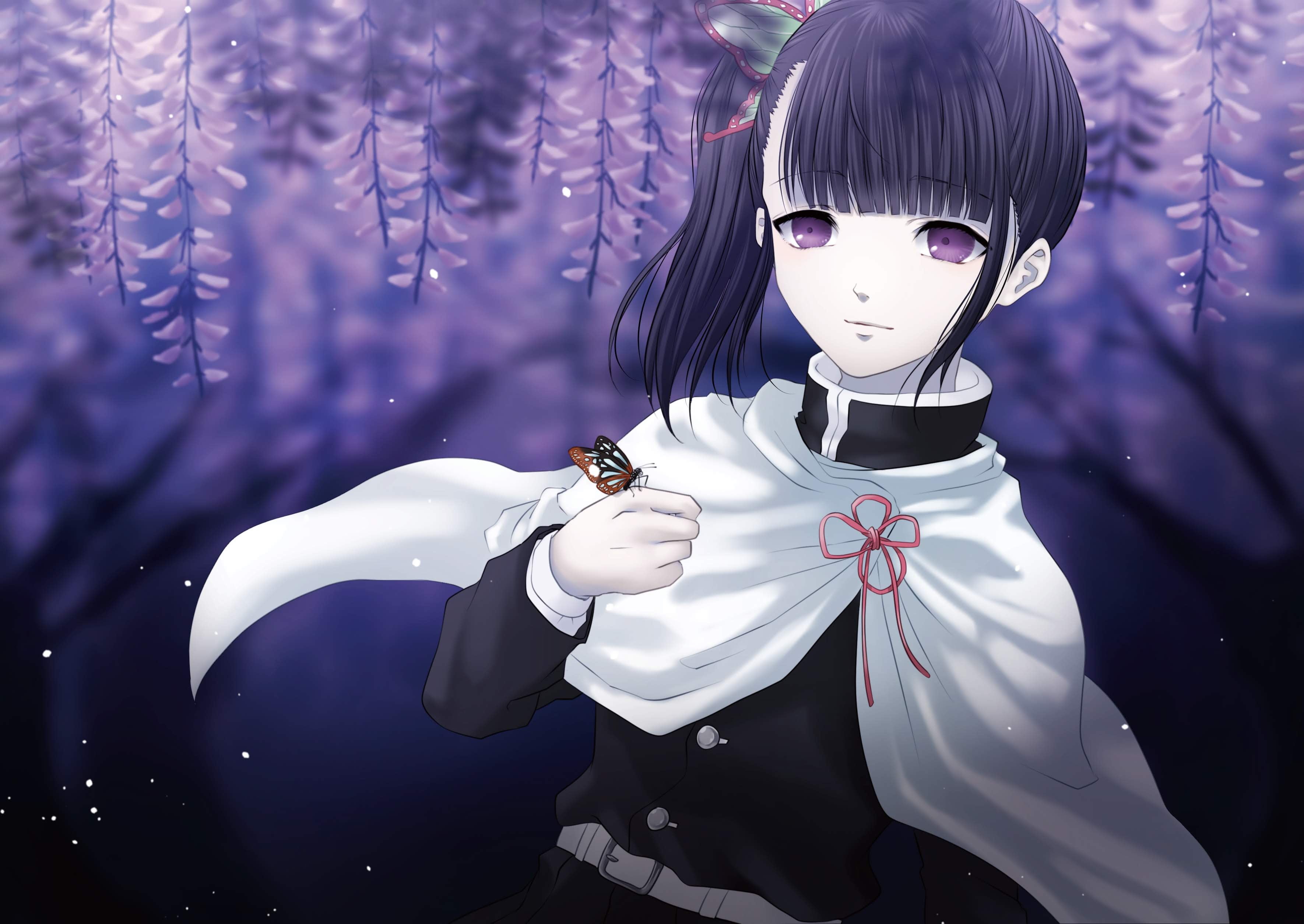 Kanao Tsuyuri, Anime, 2K, Demon Slayer: Kimetsu no Yaiba, HD Wallpaper