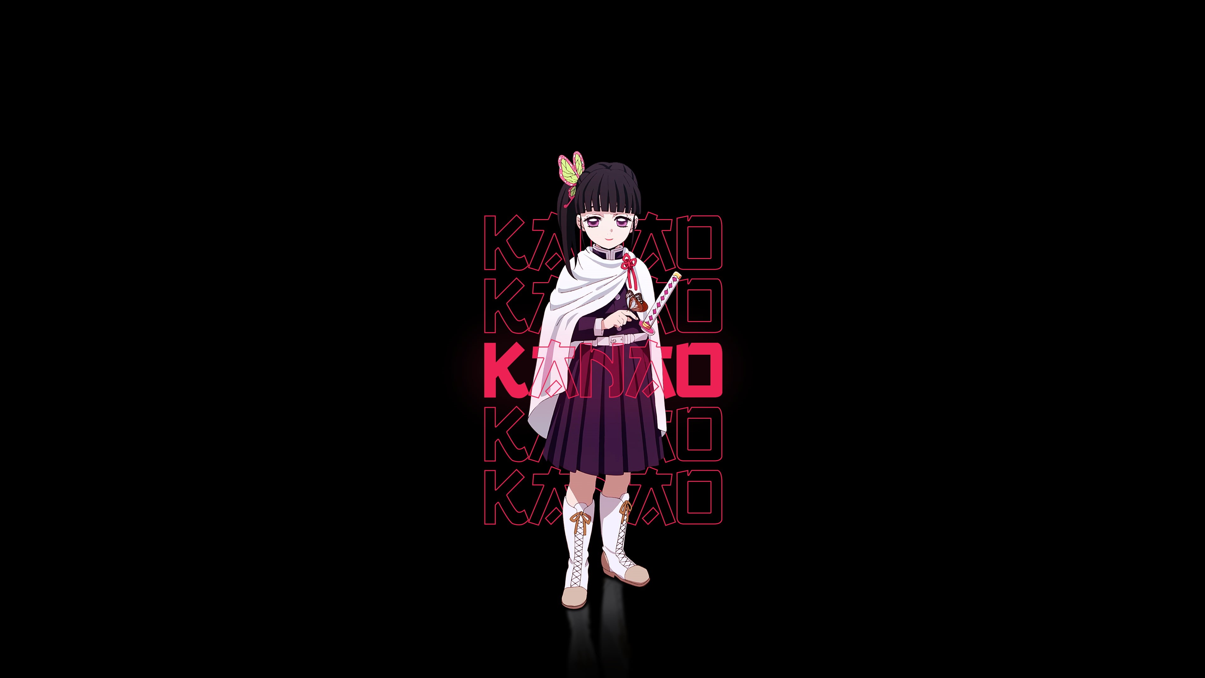 Kimetsu no Yaiba, 4K, Kanao Tsuyuri, HD Wallpaper