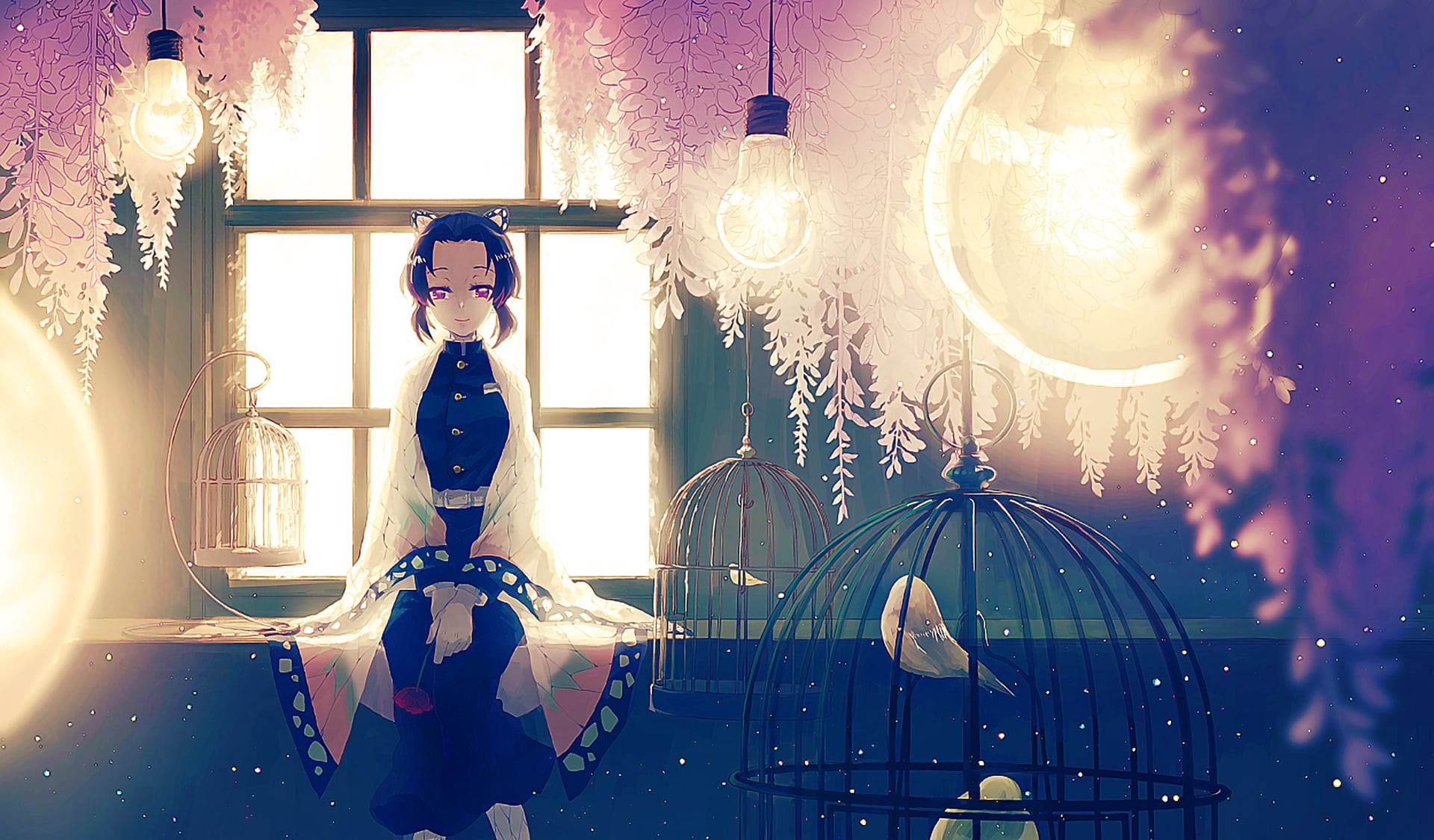 Demon Slayer: Kimetsu no Yaiba, 1080P, Shinobu Kochou, Anime, HD Wallpaper