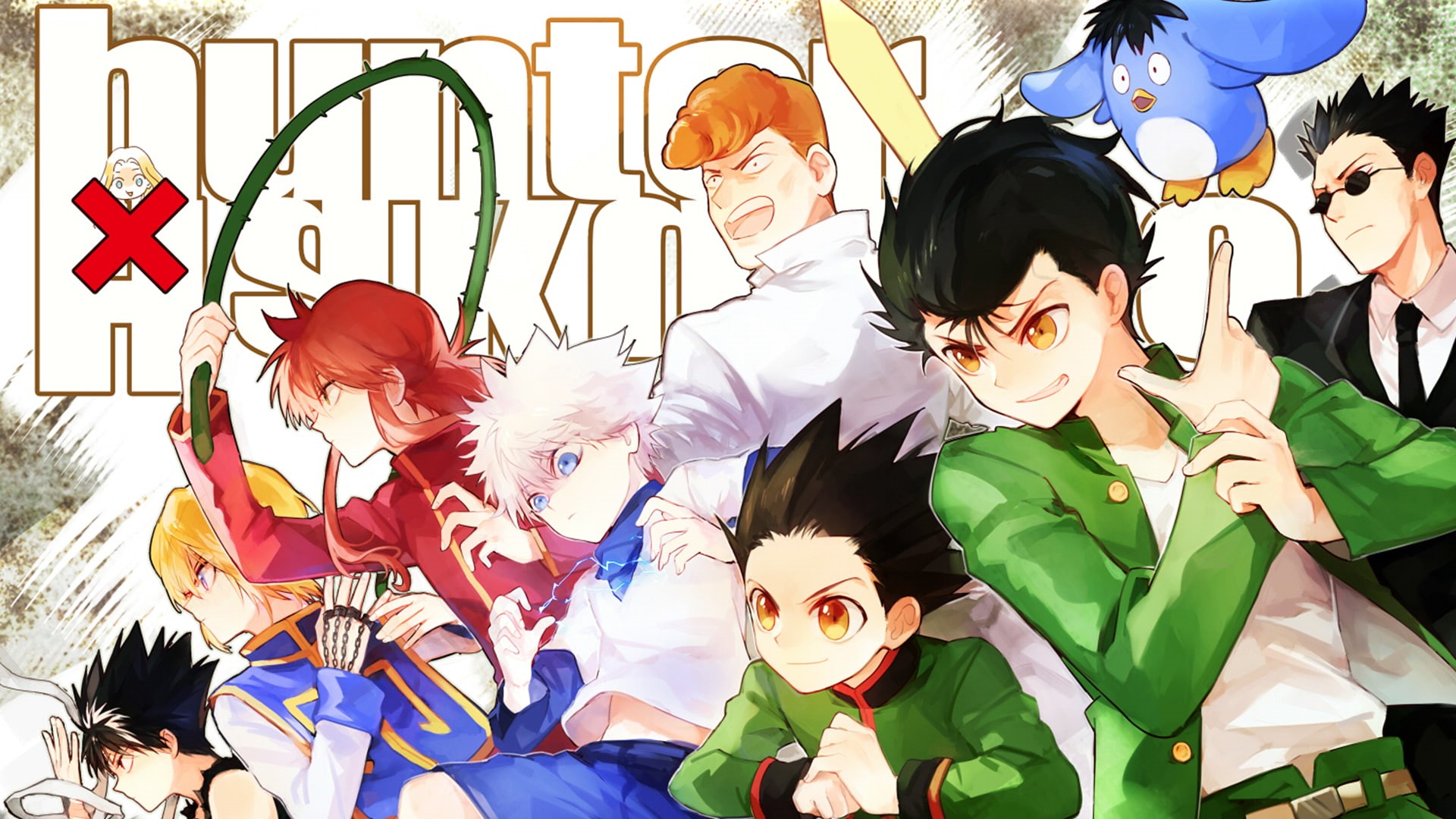 Anime, 1080P, Crossover, Yu Yu Hakusho, Hunter x Hunter, HD Wallpaper