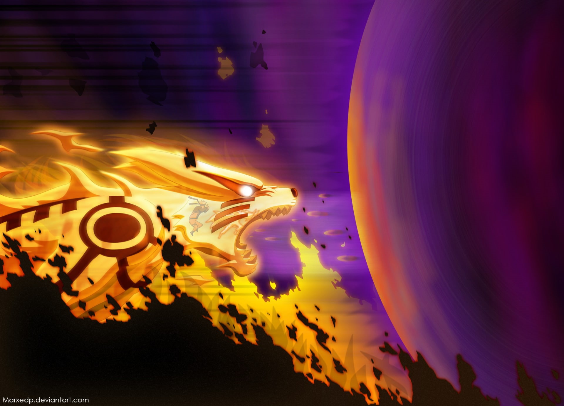 Kurama (Naruto), Naruto, Anime, 1080P, Naruto Uzumaki, HD Wallpaper