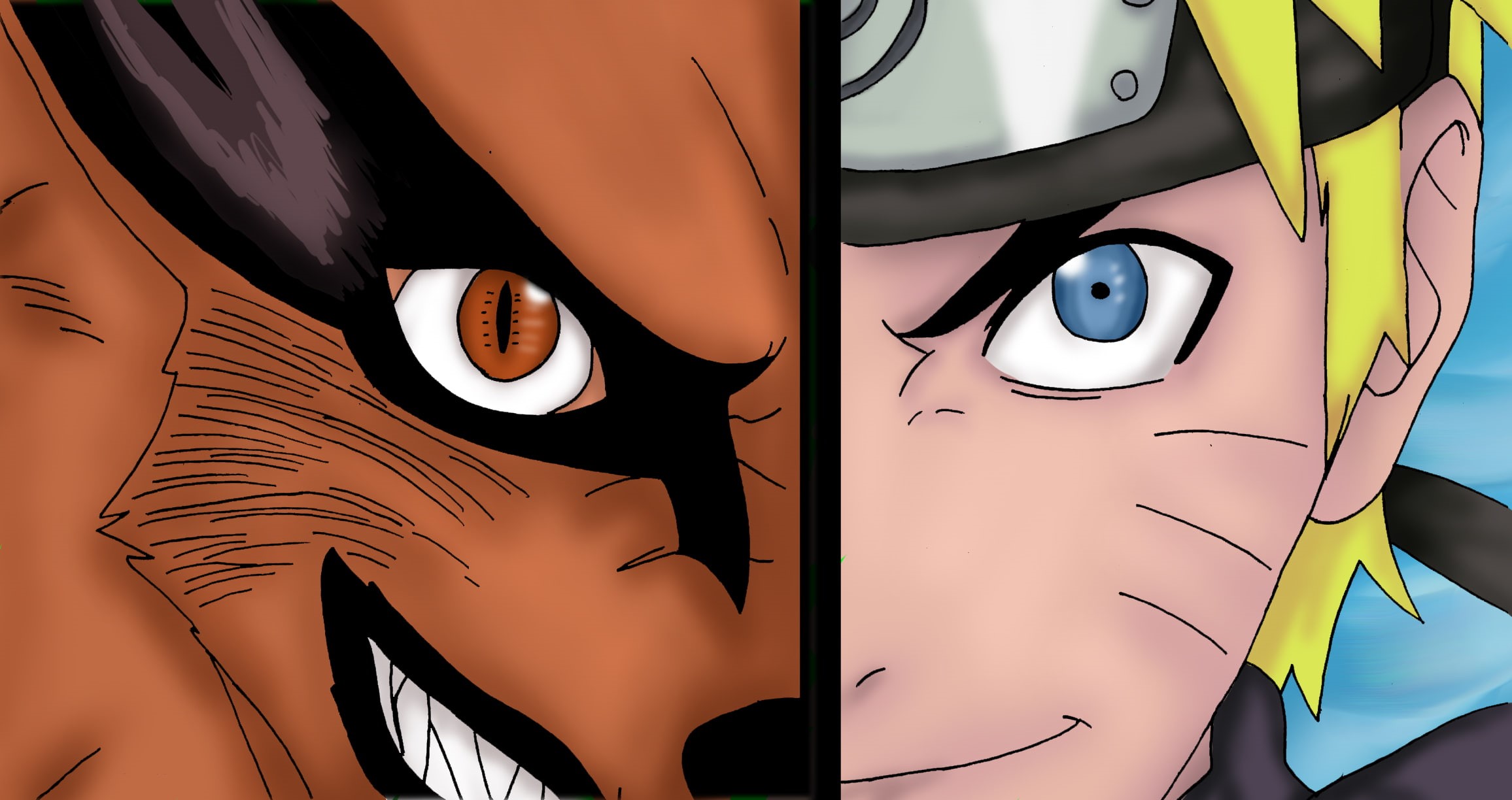 Kurama (Naruto), 1080P, Anime, Naruto, Naruto Uzumaki, HD Wallpaper