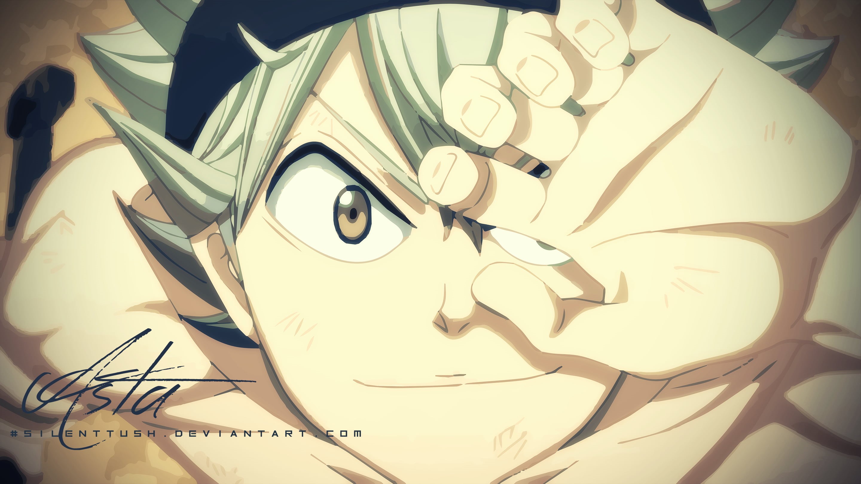 Asta (Black Clover), Anime, Black Clover, 2K, HD Wallpaper