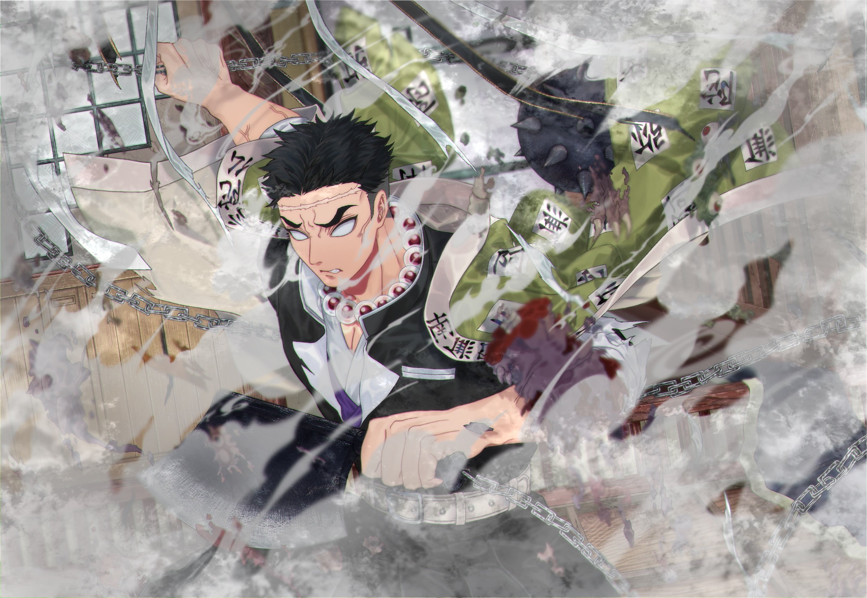 2K, Gyomei Himejima, Anime, Demon Slayer: Kimetsu no Yaiba, HD Wallpaper