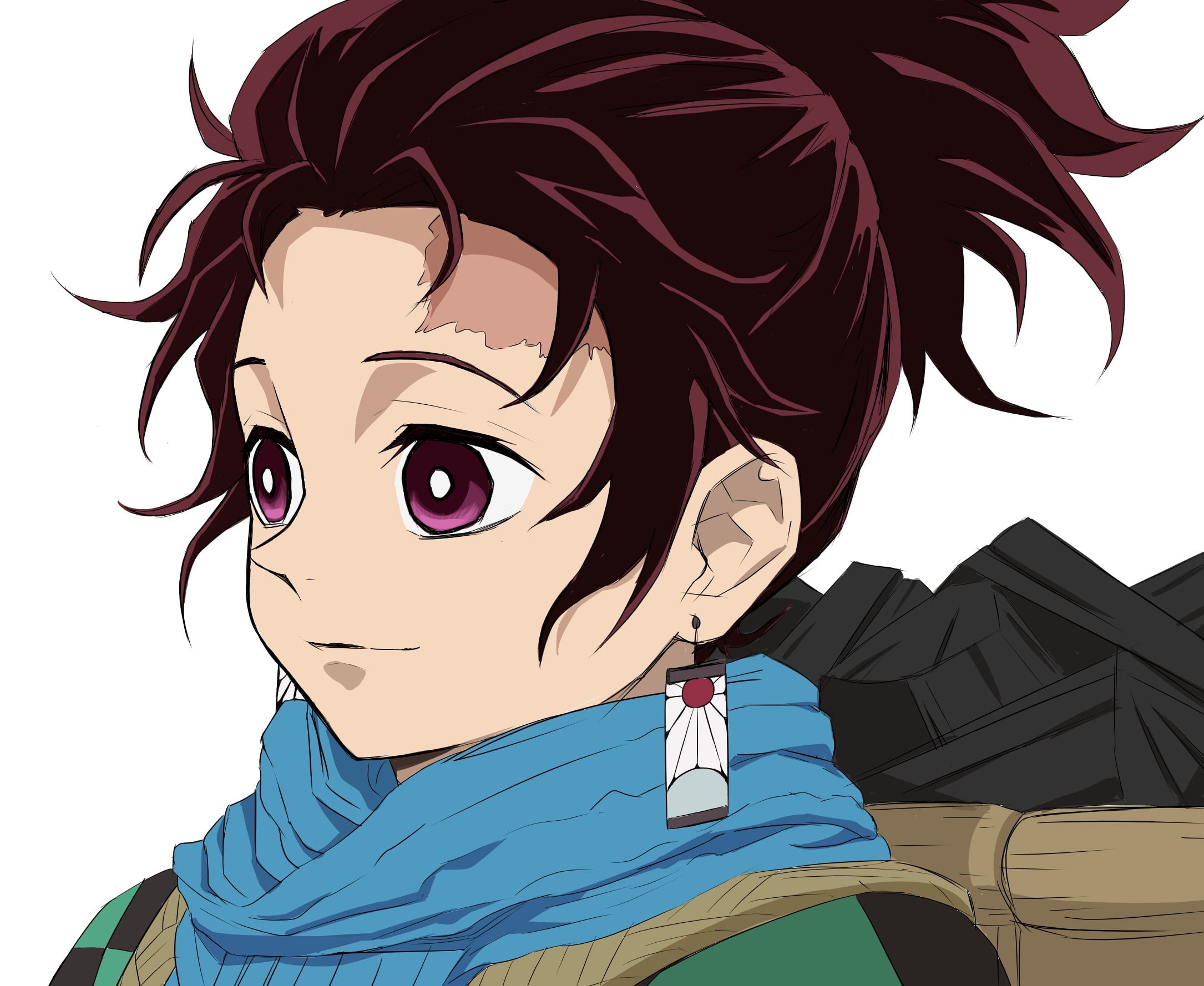 1080P, Tanjirou Kamado, Demon Slayer: Kimetsu no Yaiba, Anime, HD Wallpaper