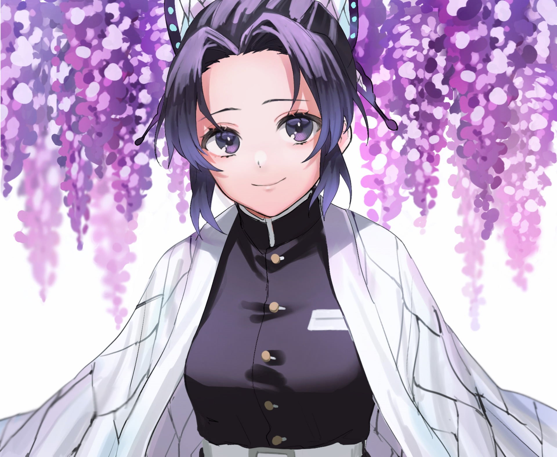 1080P, Anime, Demon Slayer: Kimetsu no Yaiba, Shinobu Kochou, HD Wallpaper