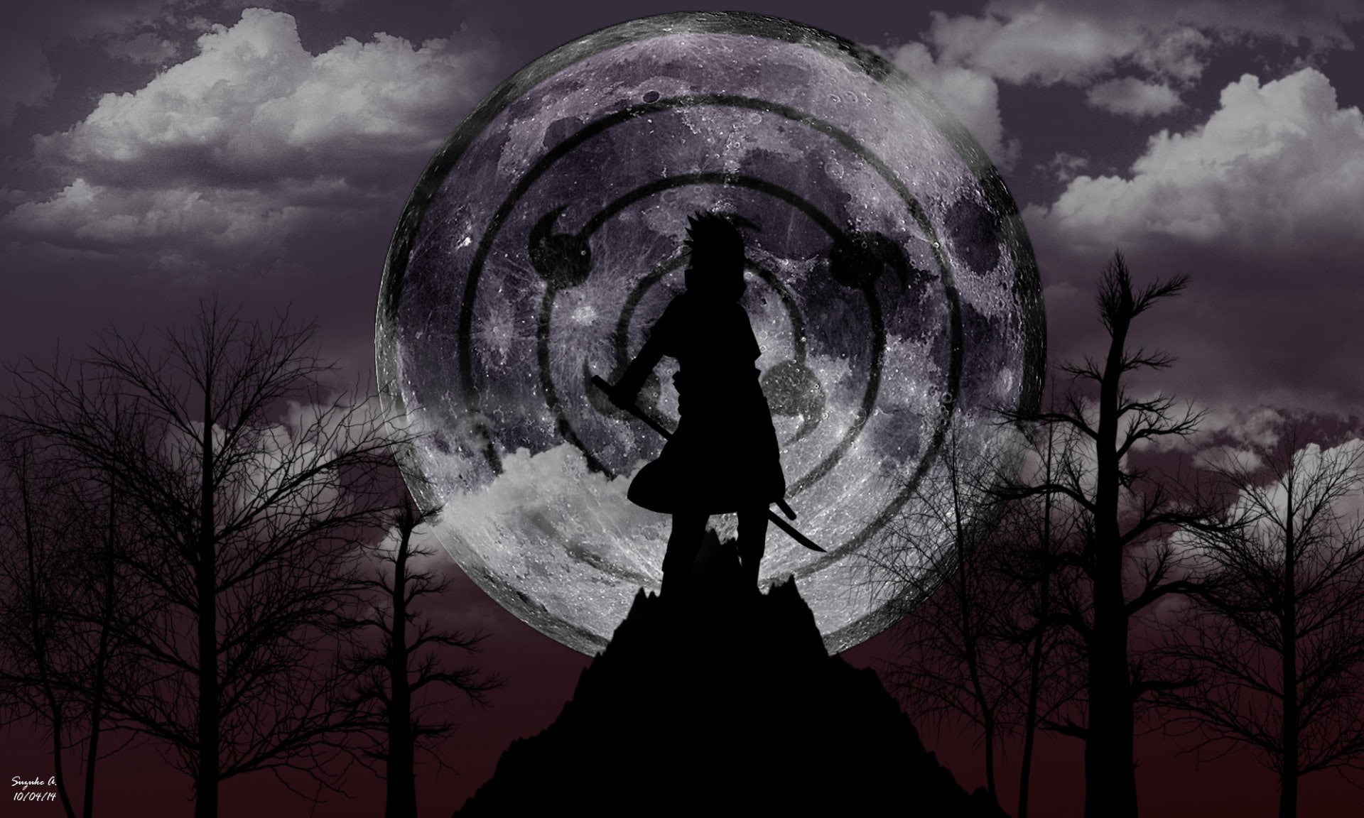 1080P, Naruto, Anime, Sasuke Uchiha, Rinnegan (Naruto), HD Wallpaper