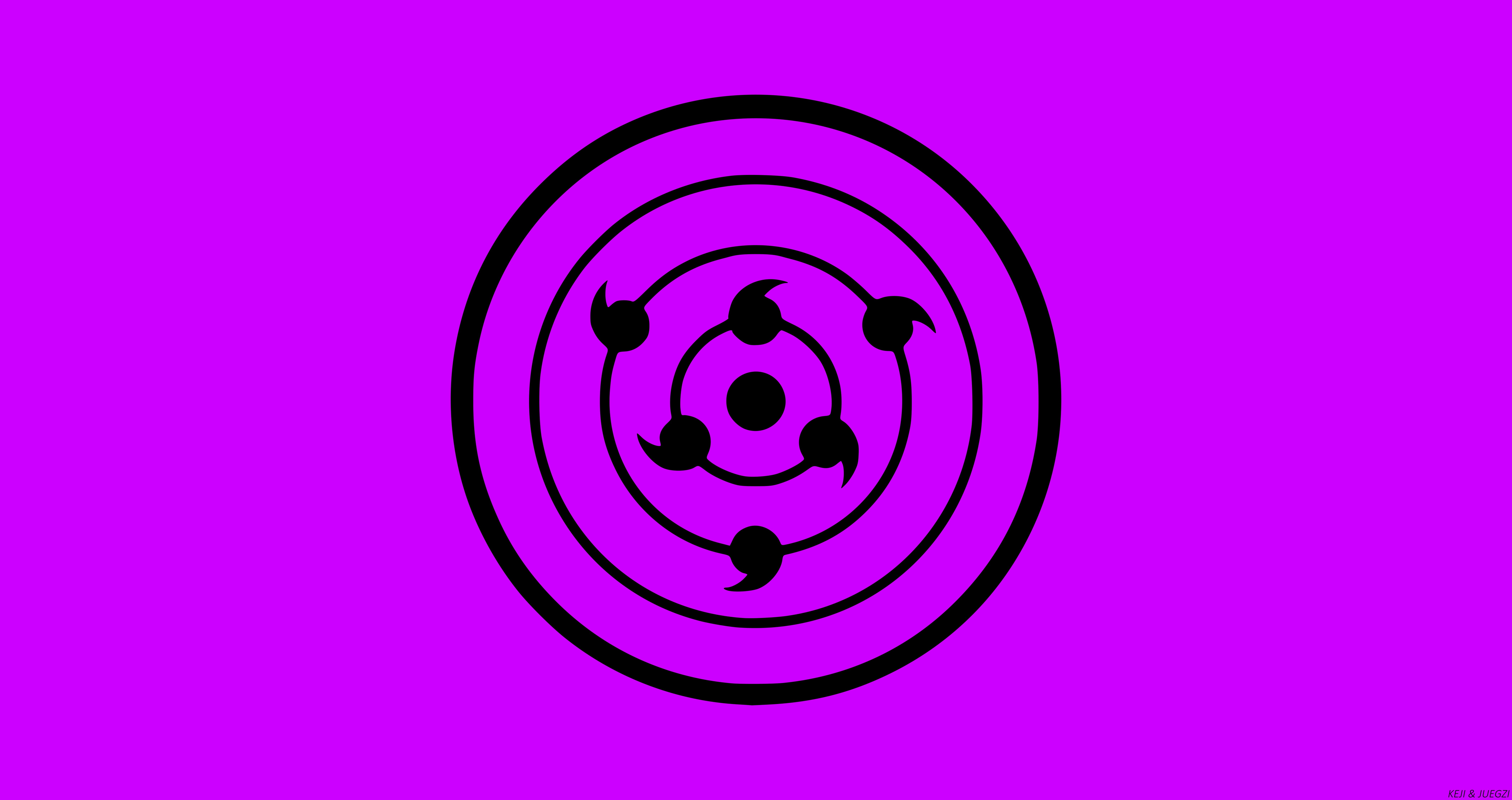 Naruto, Rinnegan (Naruto), 8K, Minimalist, Anime, Boruto, Purple, HD Wallpaper
