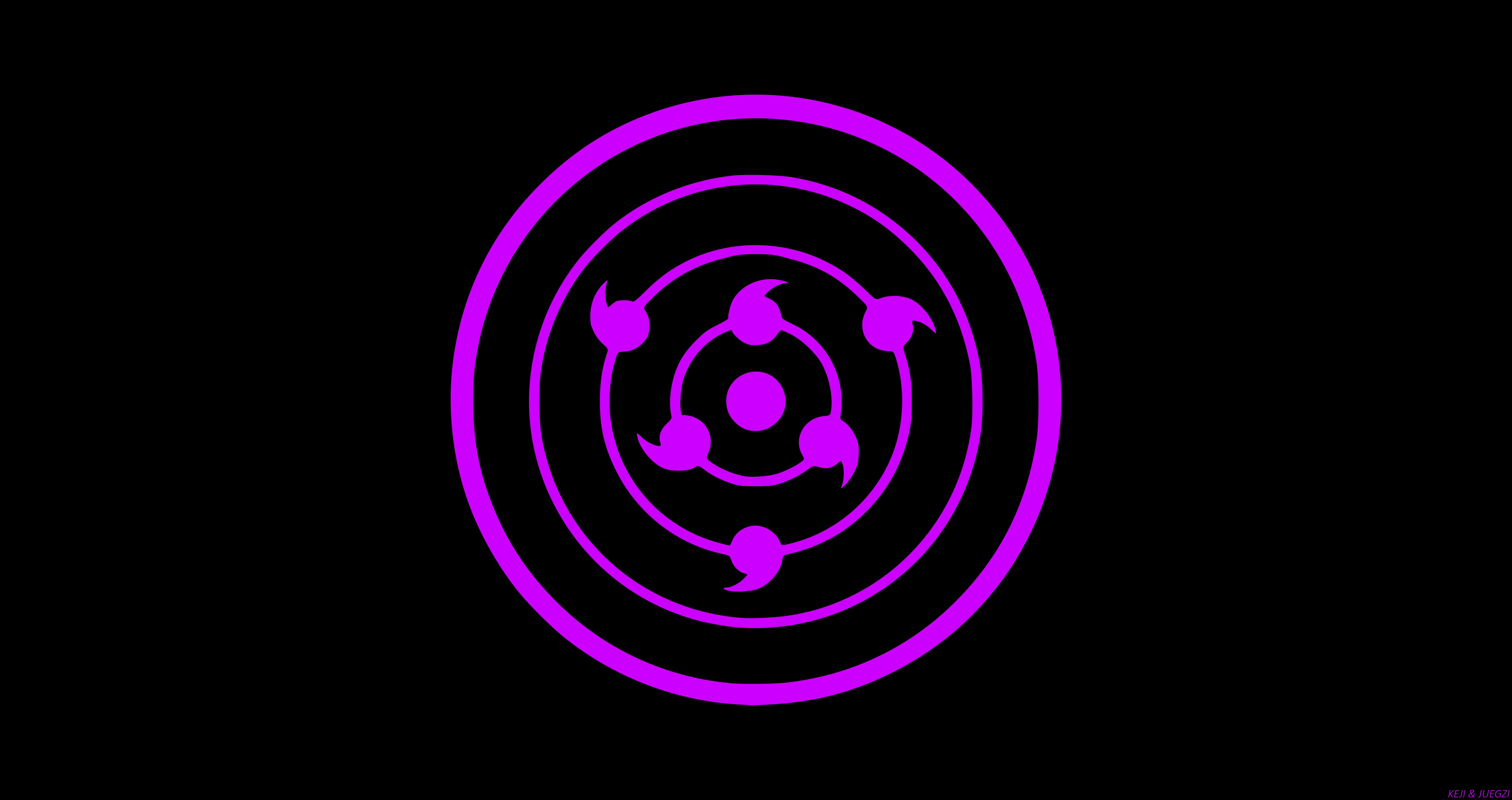 8K, Minimalist, Rinnegan (Naruto), Naruto, Anime, HD Wallpaper