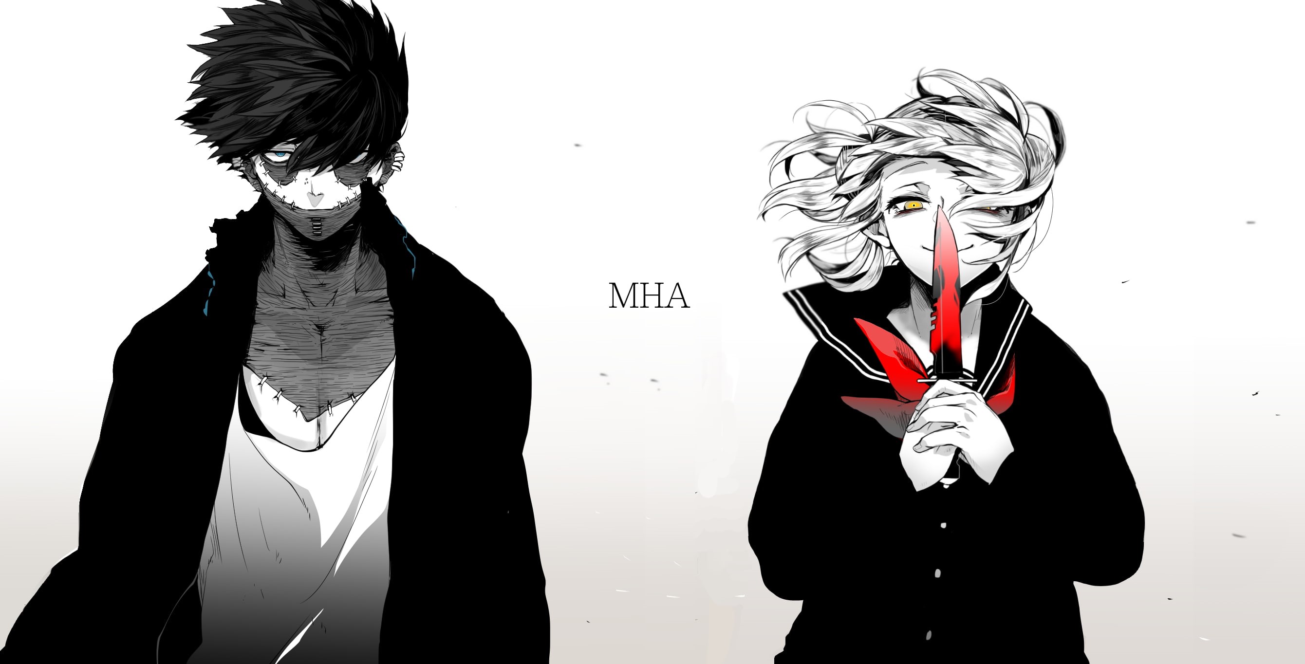 Dabi, Boku no Hero Academia, Himiko Toga, 2K, HD Wallpaper