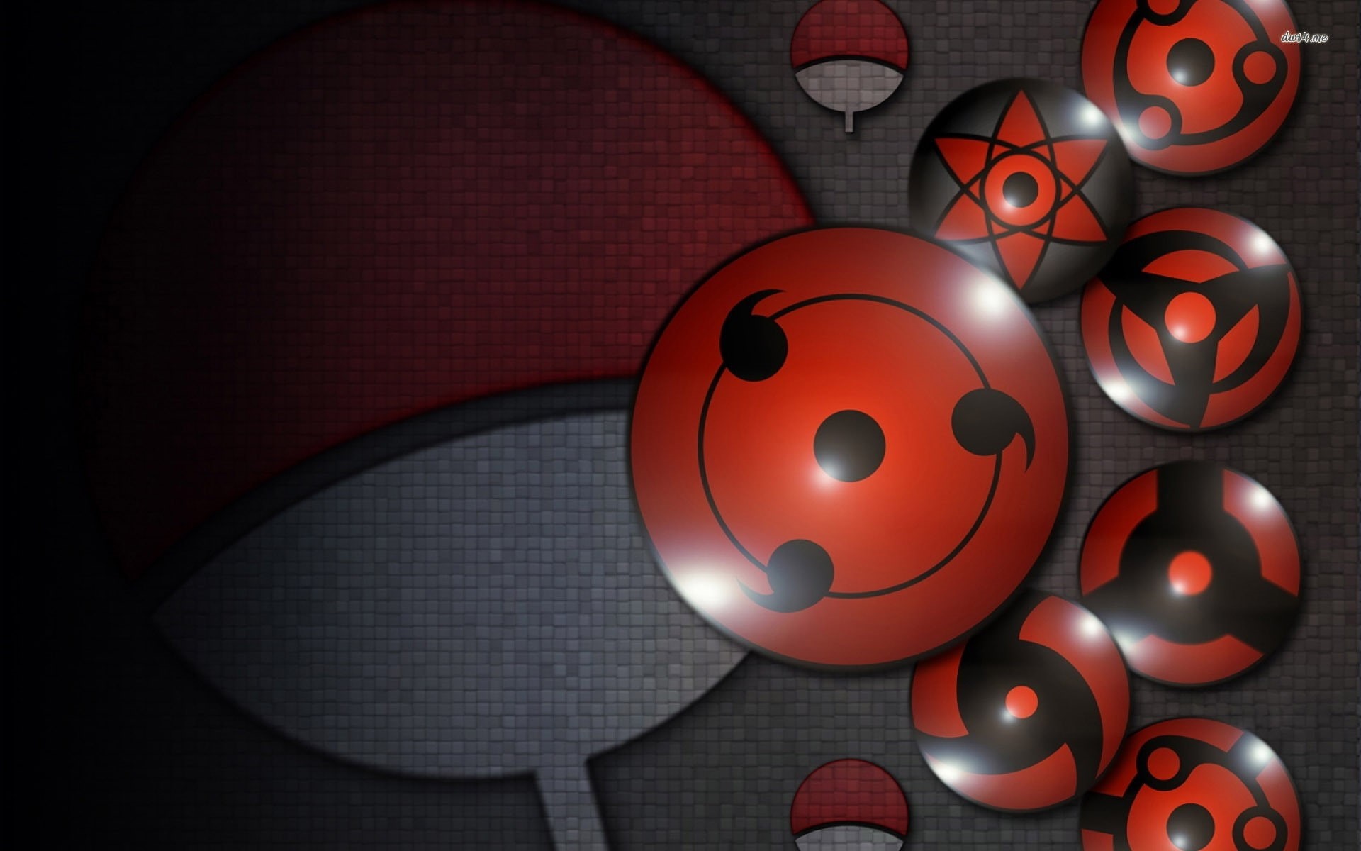 Eternal Mangekyou Sharingan, 1080P, Naruto Shippuuden, symbols, Sharingan, HD Wallpaper