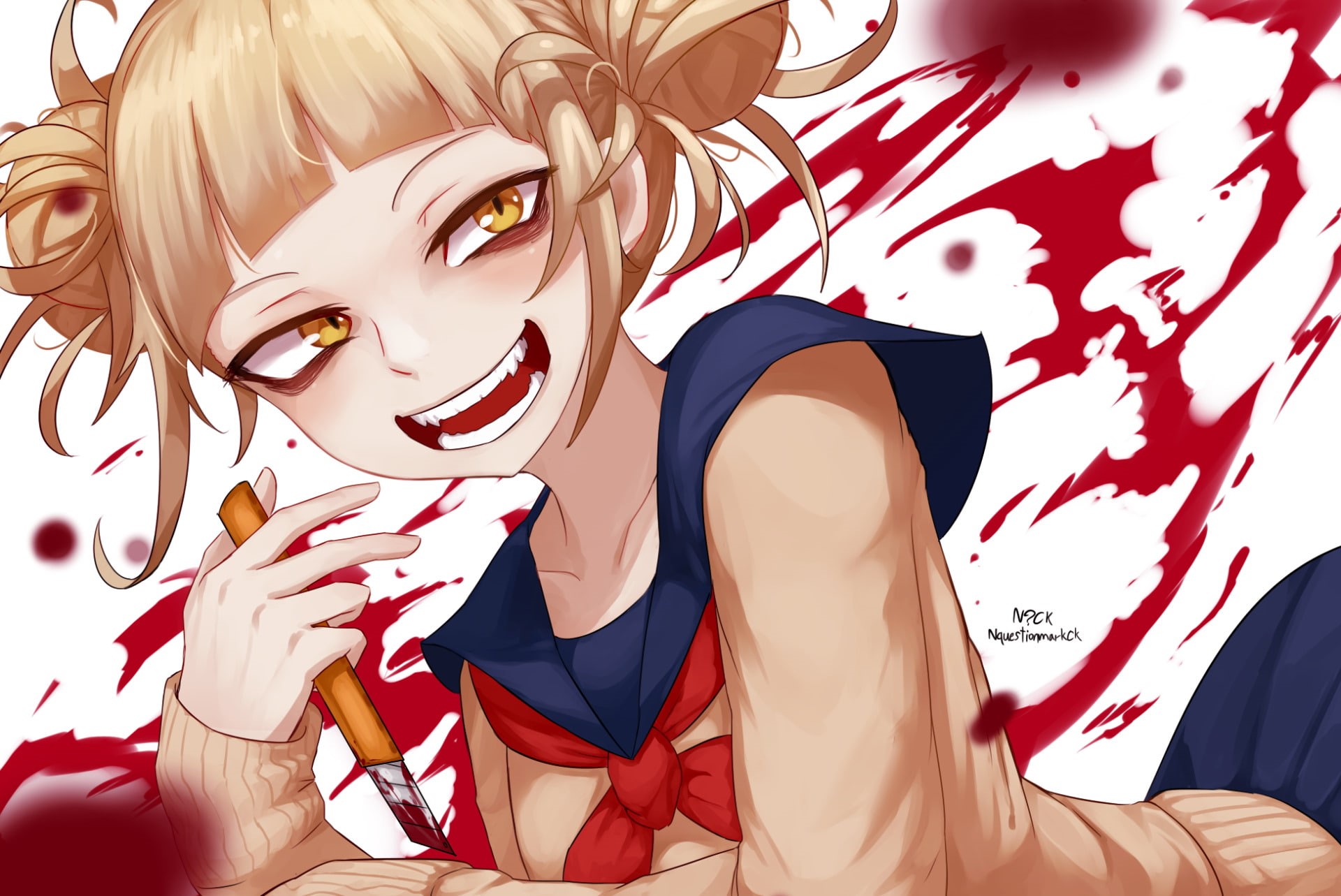 1080P, Anime, Himiko Toga, My Hero Academia, HD Wallpaper