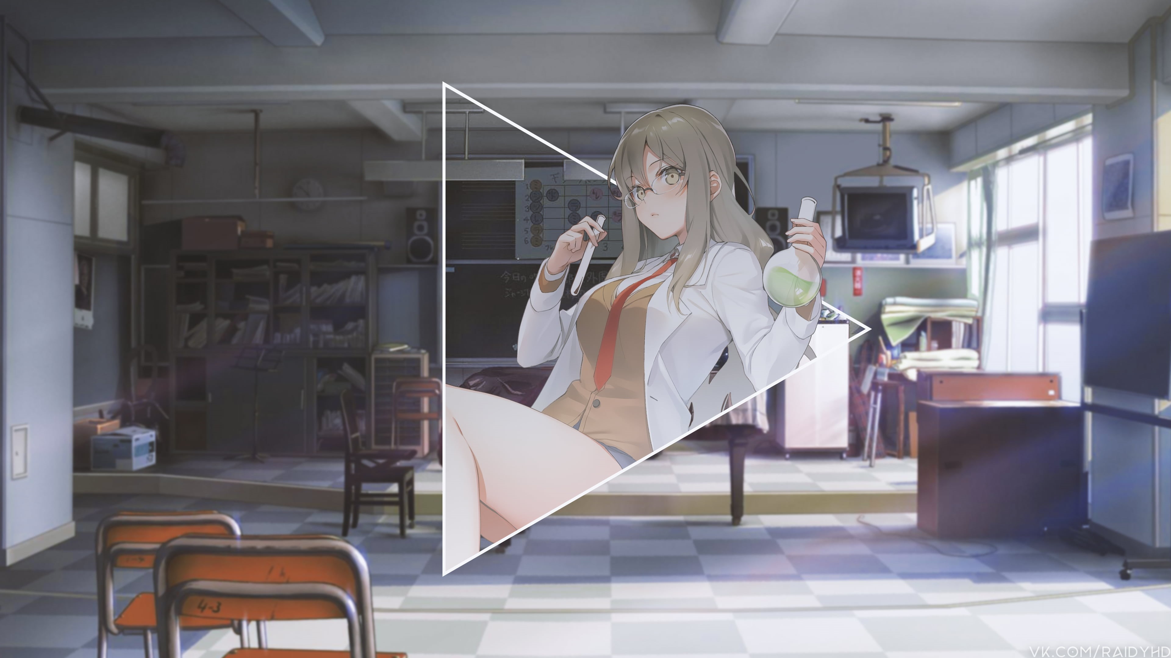 4K, Seishun Buta Yarou wa Bunny Girl Senpai no Yume o Minai, anime girls, Seishun Buta Yarō wa Bunny Girl-senpai no Yume wo Minai, picture-in-picture, HD Wallpaper