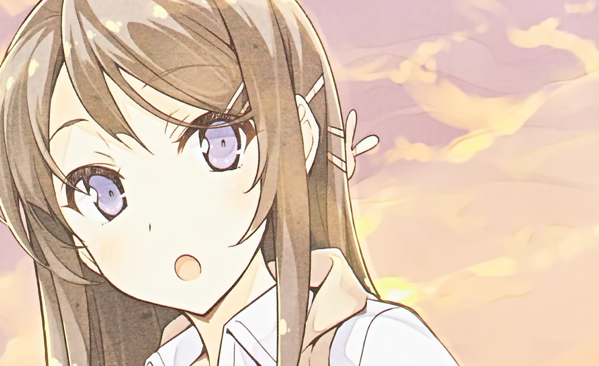1080P, Seishun Buta Yarou wa Bunny Girl Senpai no Yume wo Minai, Anime, Mai Sakurajima, HD Wallpaper