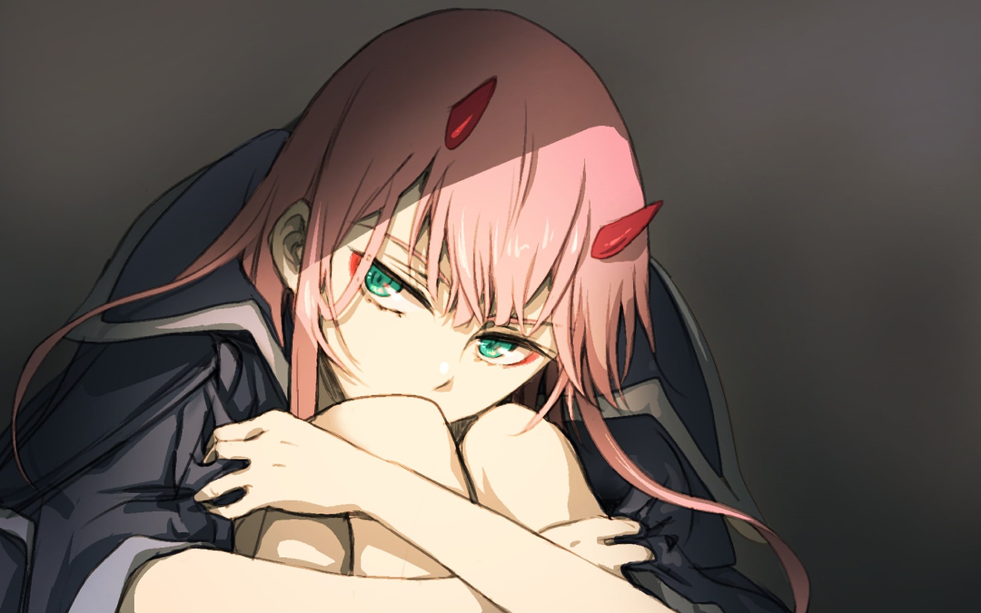 anime, pink hair, horns, Darling in the FranXX, 1080P, Zero Two (Darling in the FranXX), HD Wallpaper