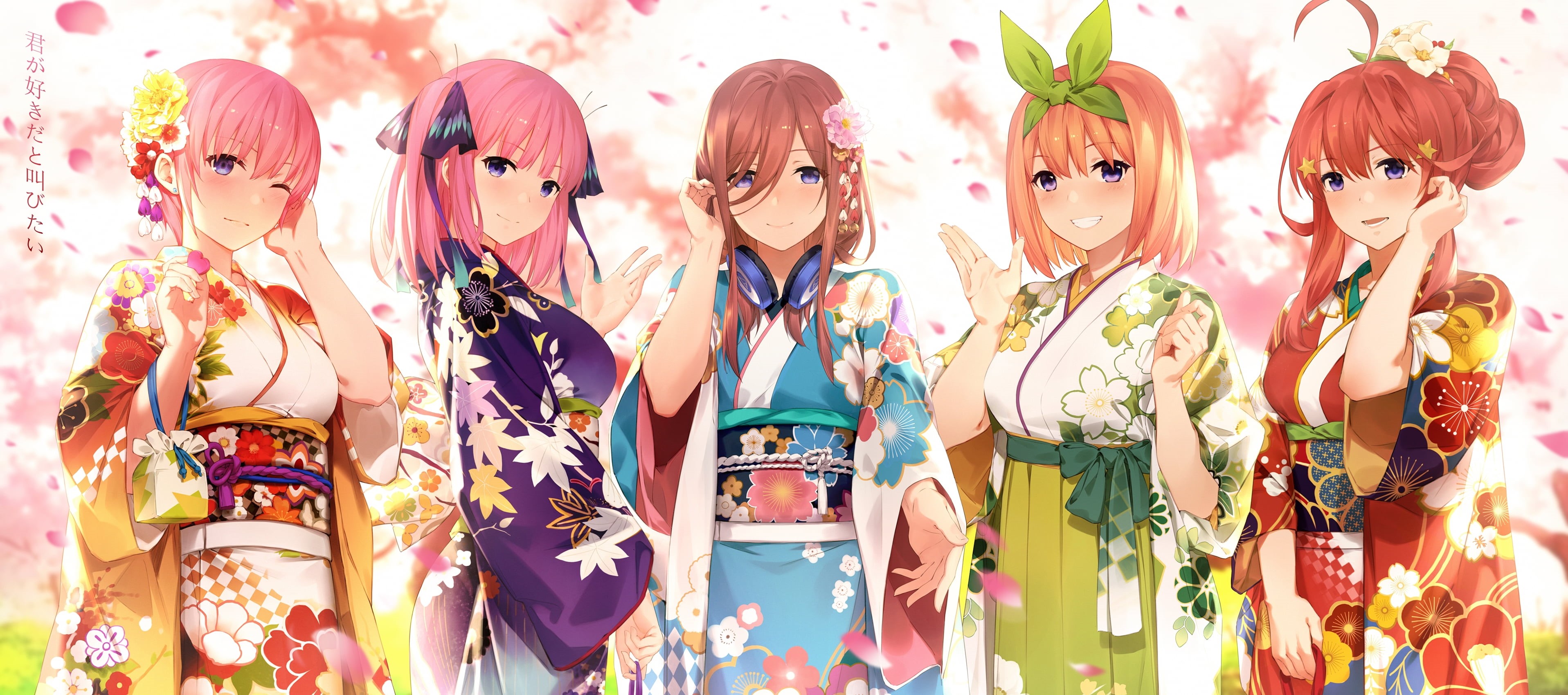 2K, 5-toubun no Hanayome, anime, HD Wallpaper