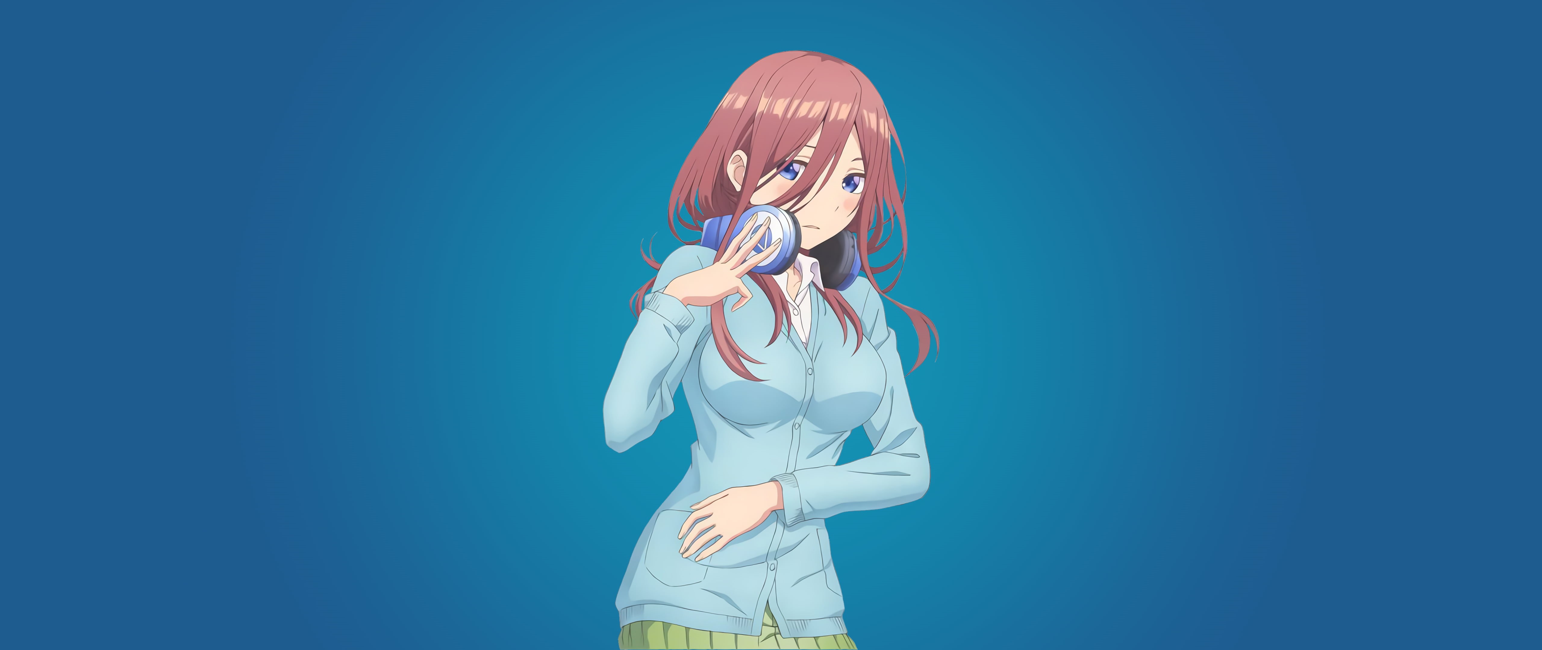 5-Toubun no Hanayome, 5K, Anime, The Quintessential Quintuplets, Miku Nakano, HD Wallpaper