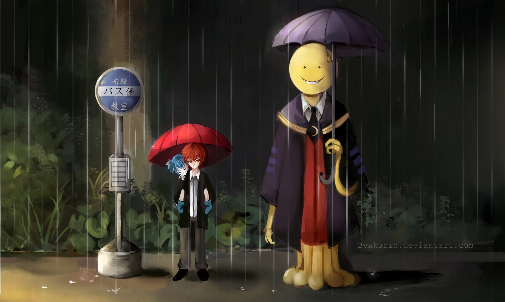 representation, people, headwear, 1080P, unrecognizable person, lighting equipment, holding, clothing, Karma Akabane, protection, mannequin, Anime, security, HD Wallpaper