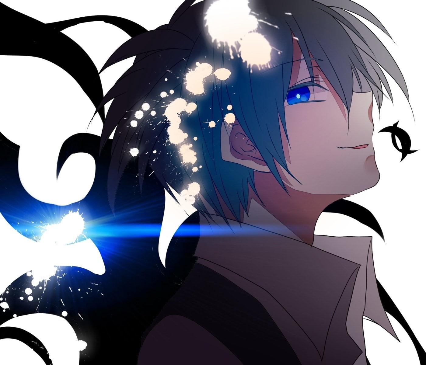 pride, digital composite, day, nature, sky, real people, sunlight, outdoors, Nagisa Shiota, grey, Assassination Classroom, flag, character, emotion, close-up, HD Wallpaper
