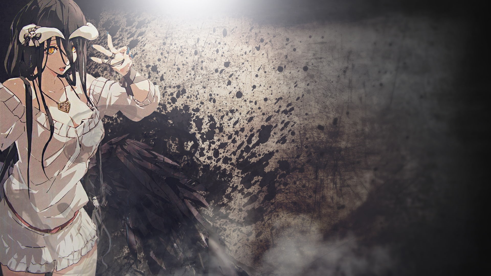 Albedo (Overlord), Overlord, Anime, 1080P, HD Wallpaper